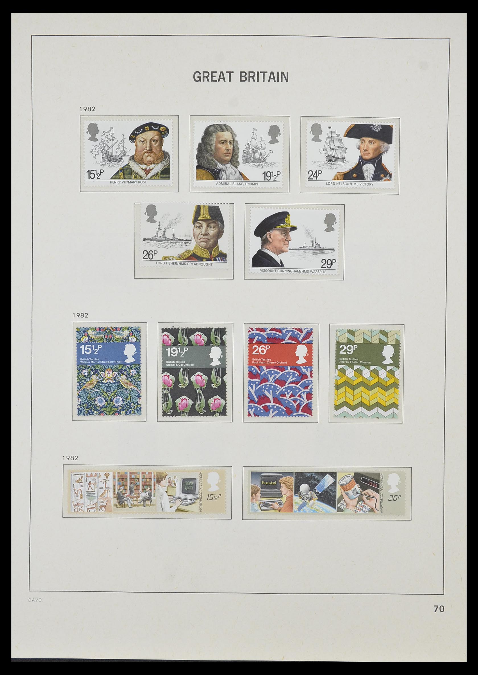 33998 066 - Postzegelverzameling 33998 Engeland 1858-1995.