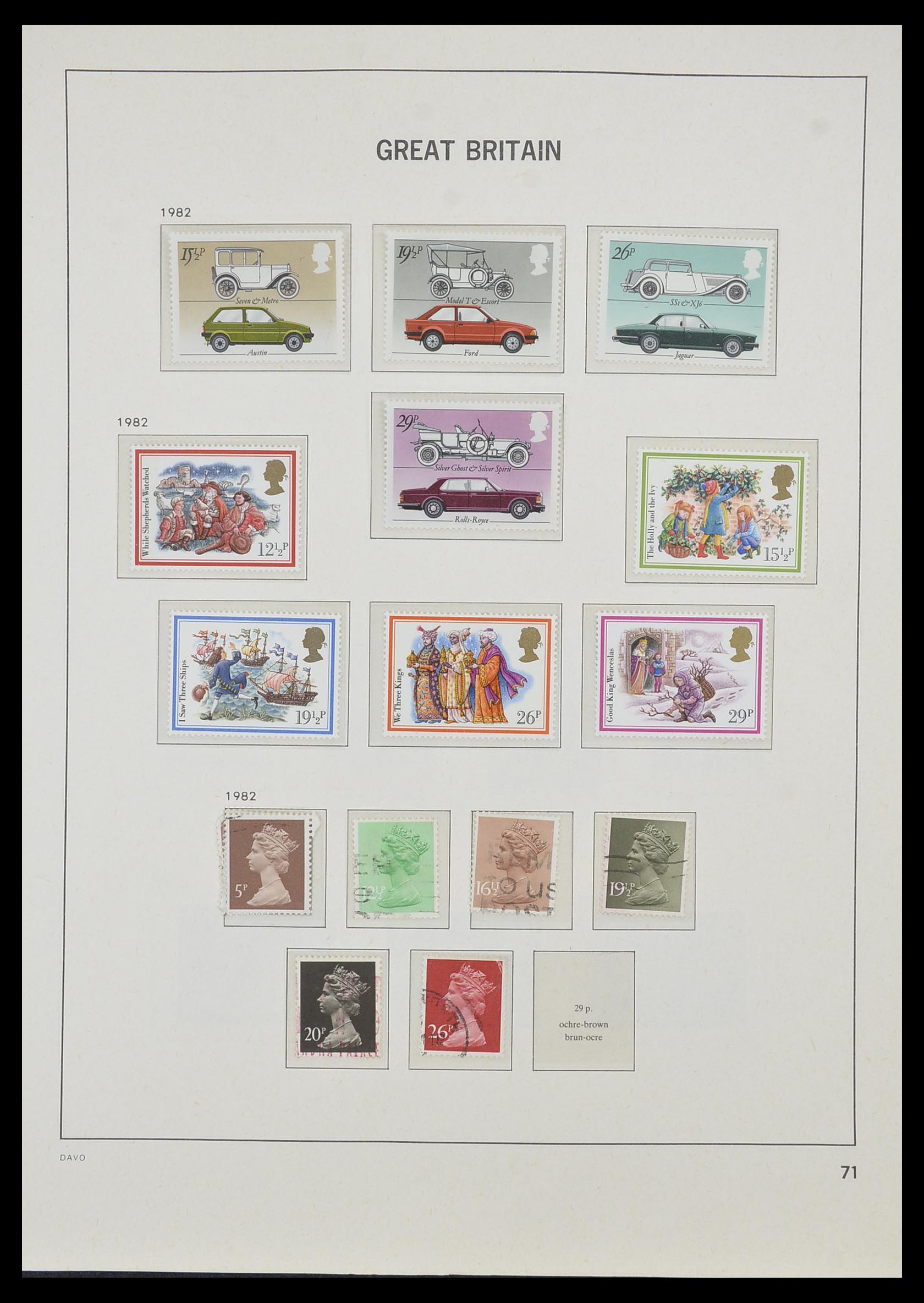 33998 067 - Postzegelverzameling 33998 Engeland 1858-1995.