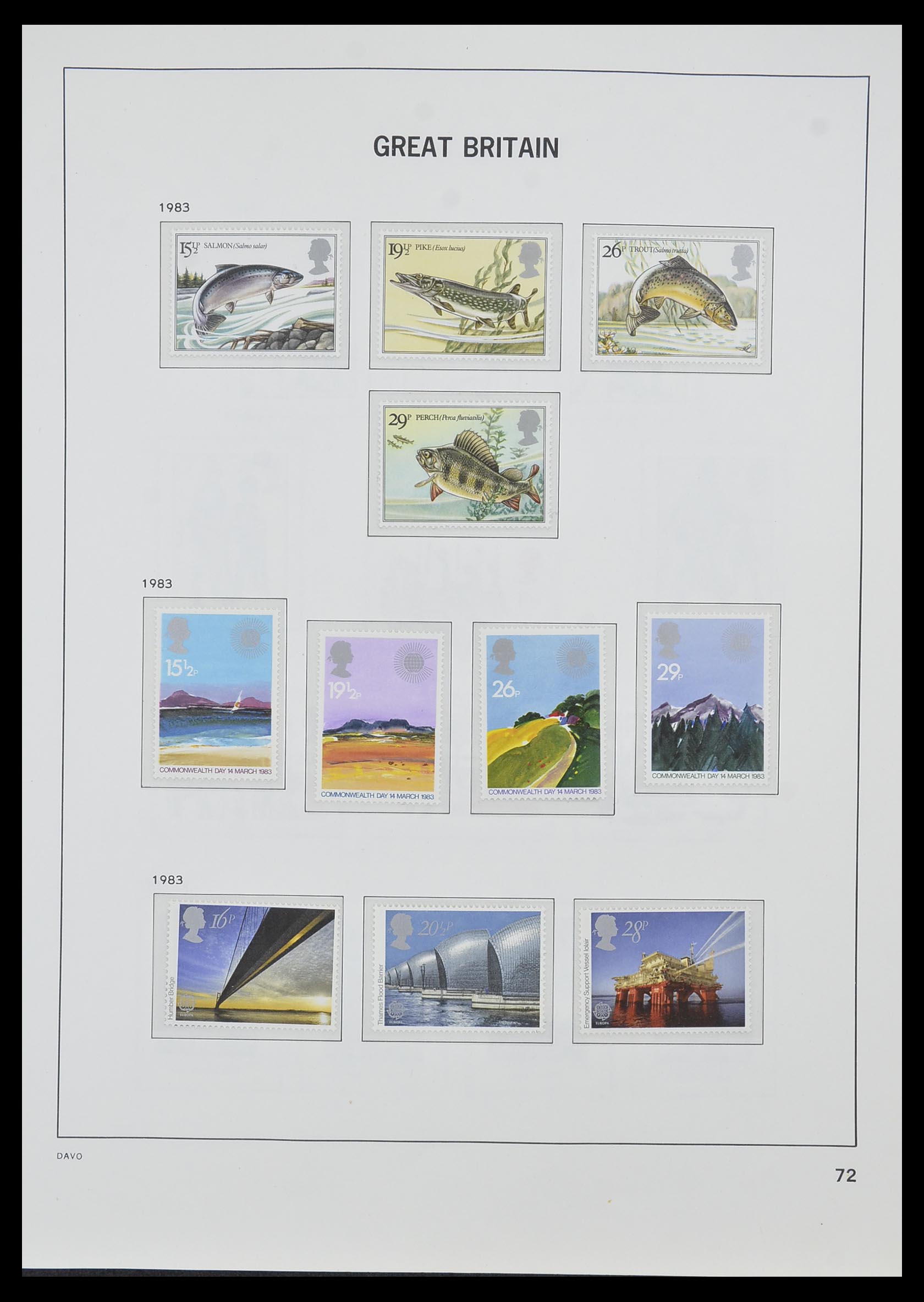 33998 068 - Postzegelverzameling 33998 Engeland 1858-1995.