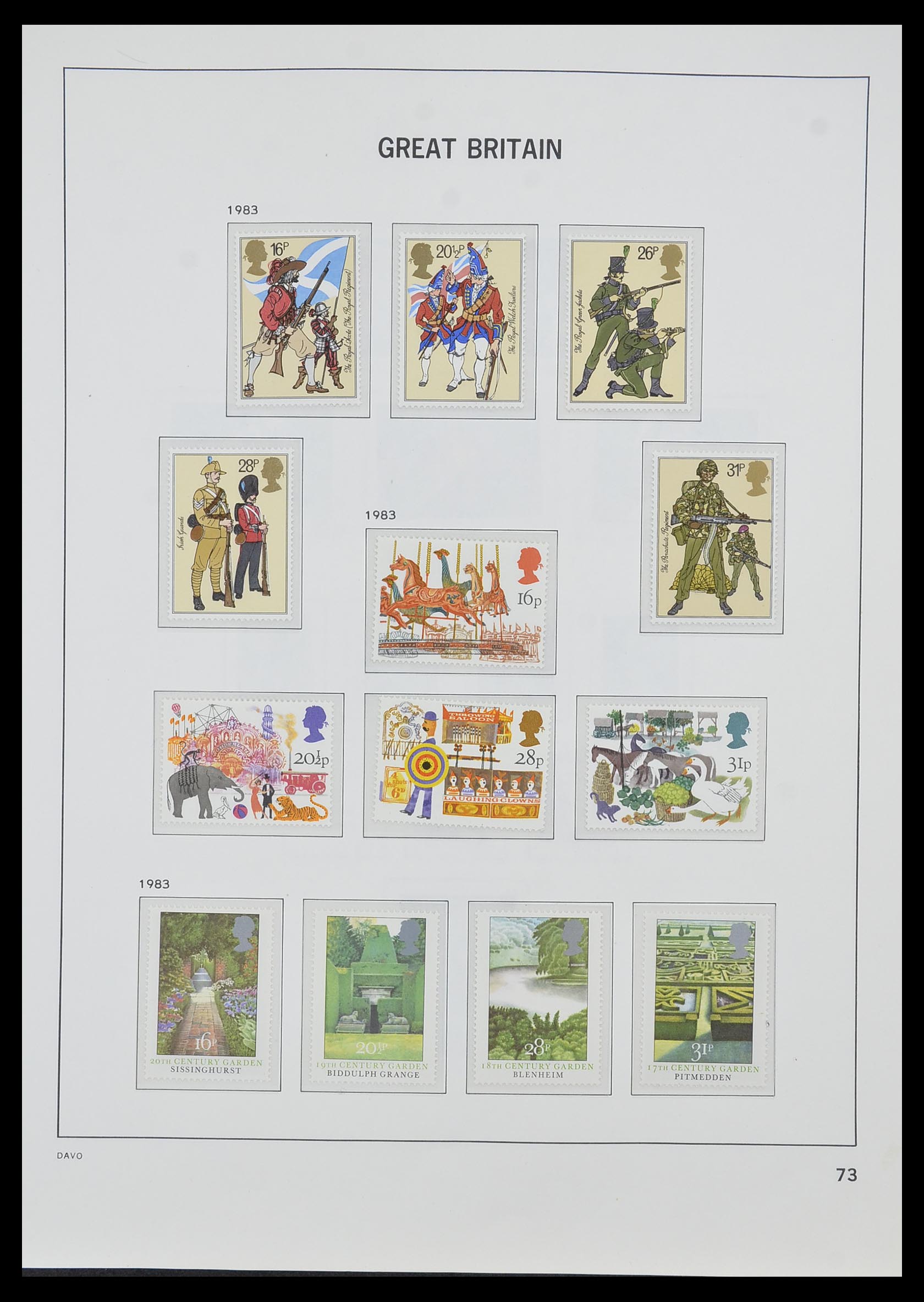 33998 069 - Postzegelverzameling 33998 Engeland 1858-1995.