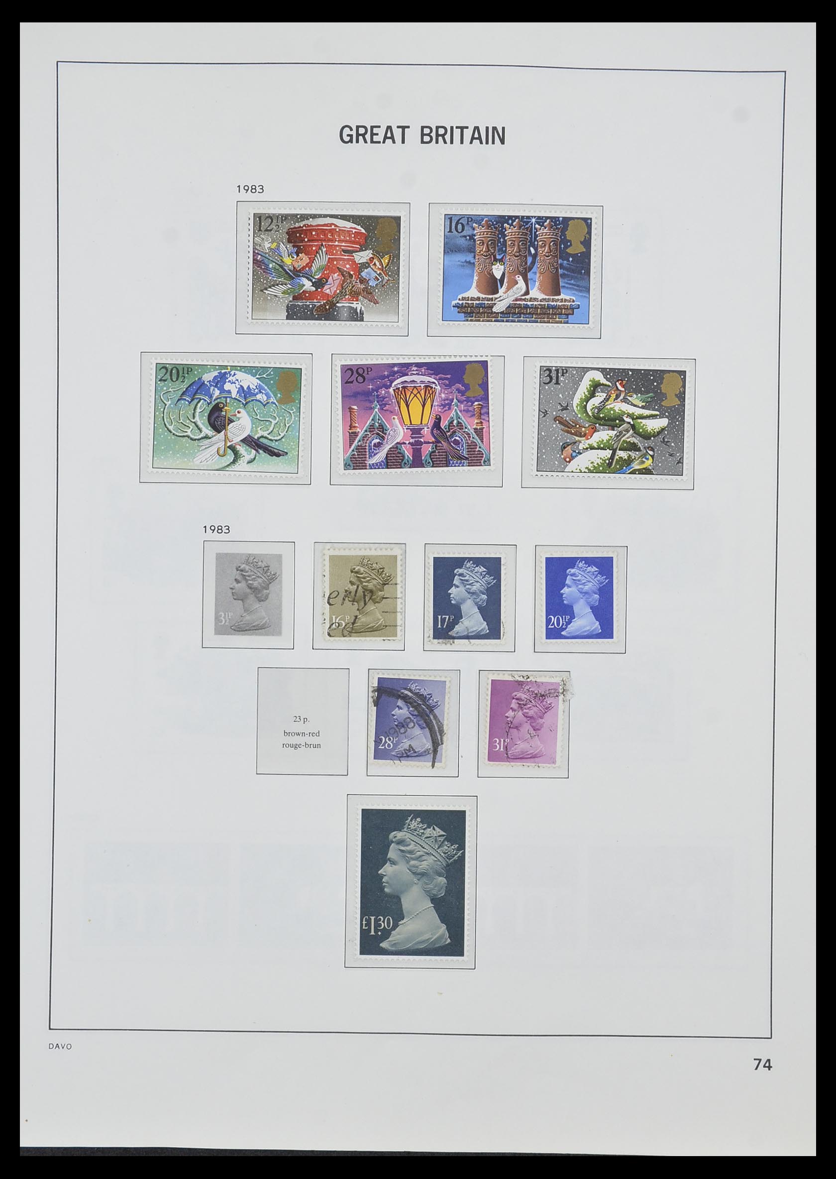 33998 070 - Postzegelverzameling 33998 Engeland 1858-1995.