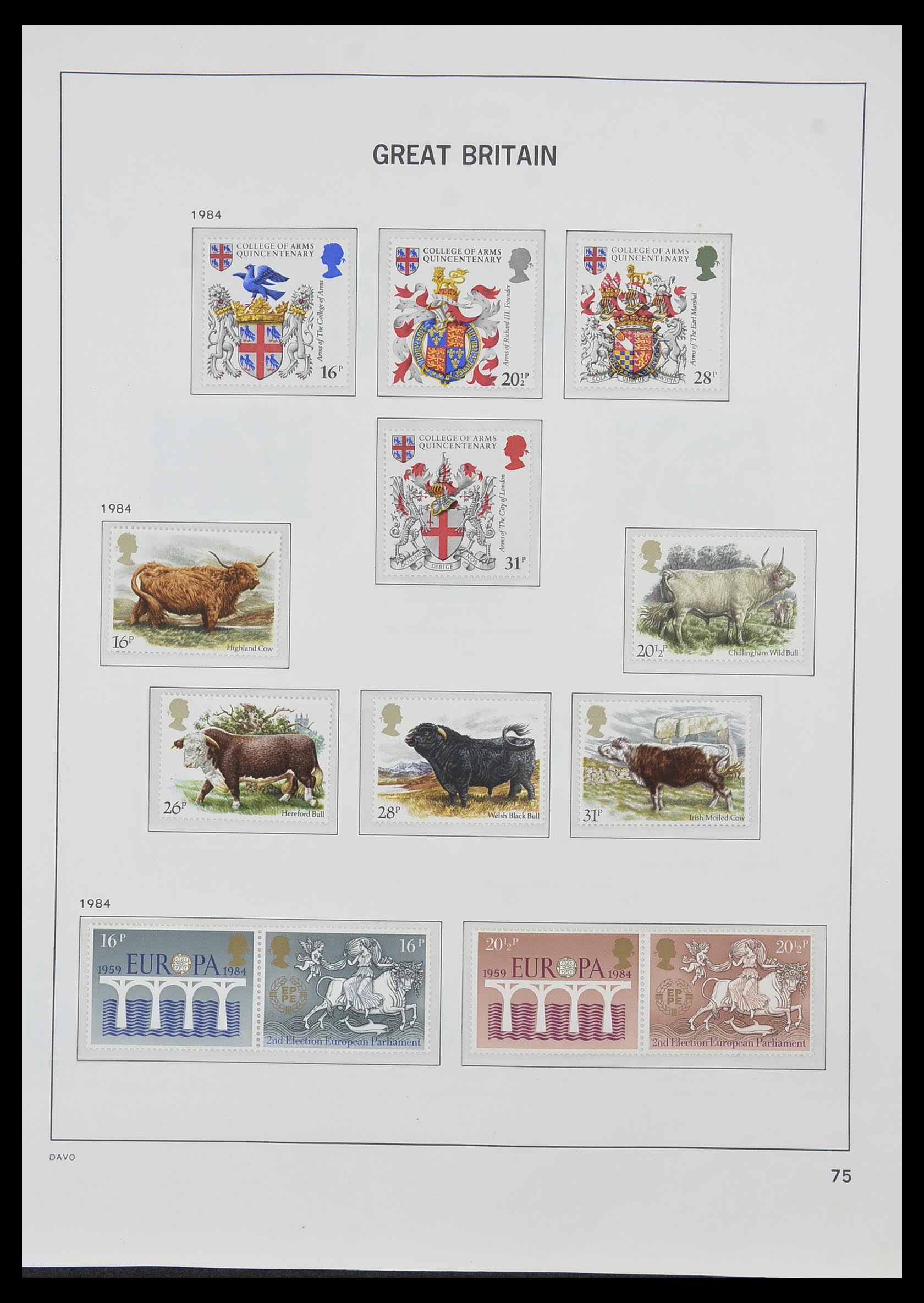 33998 071 - Postzegelverzameling 33998 Engeland 1858-1995.