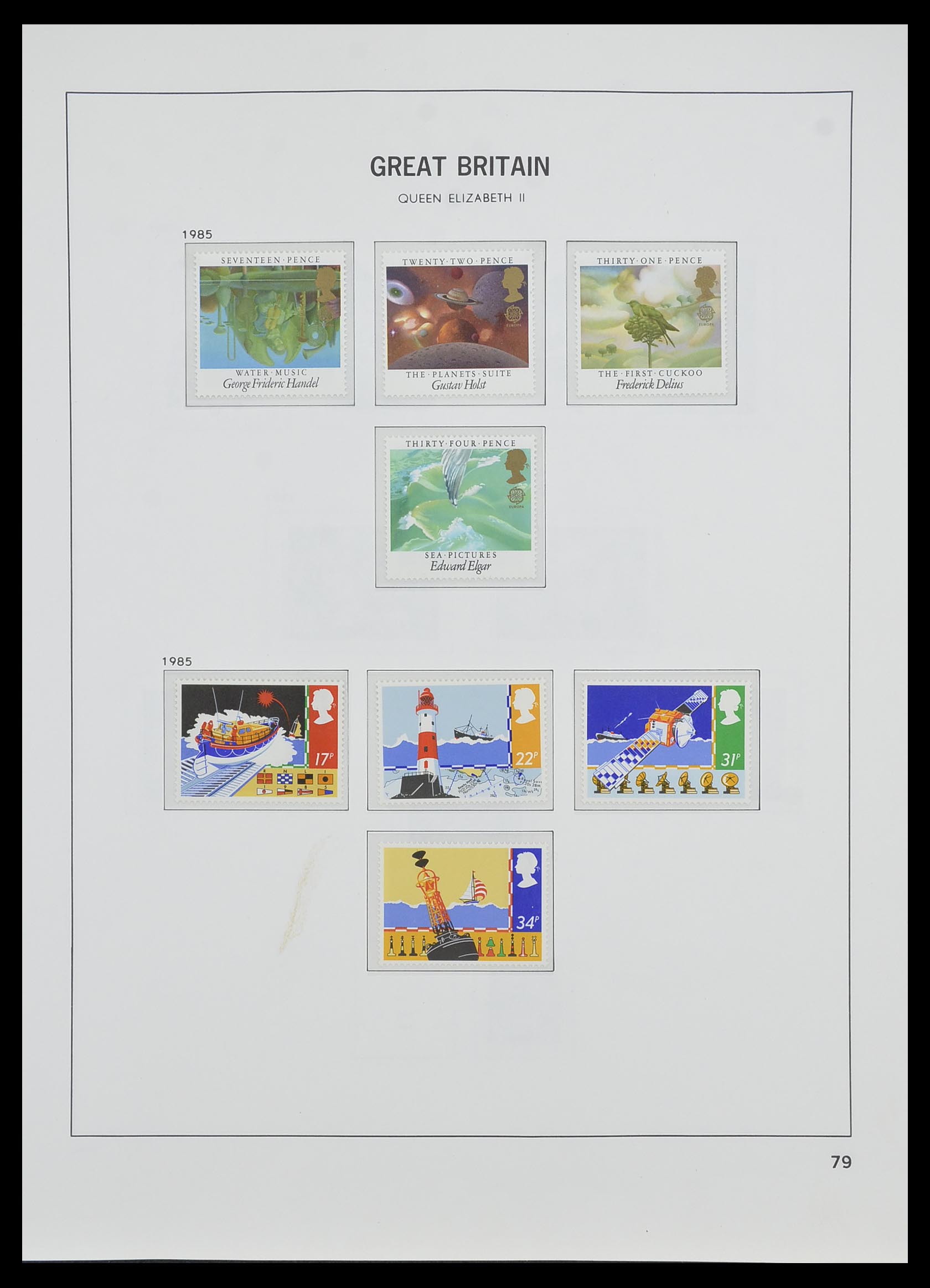 33998 075 - Postzegelverzameling 33998 Engeland 1858-1995.