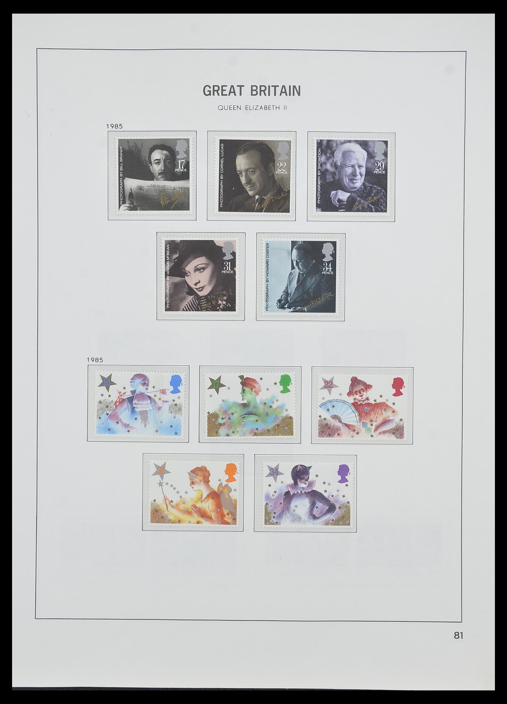 33998 077 - Postzegelverzameling 33998 Engeland 1858-1995.