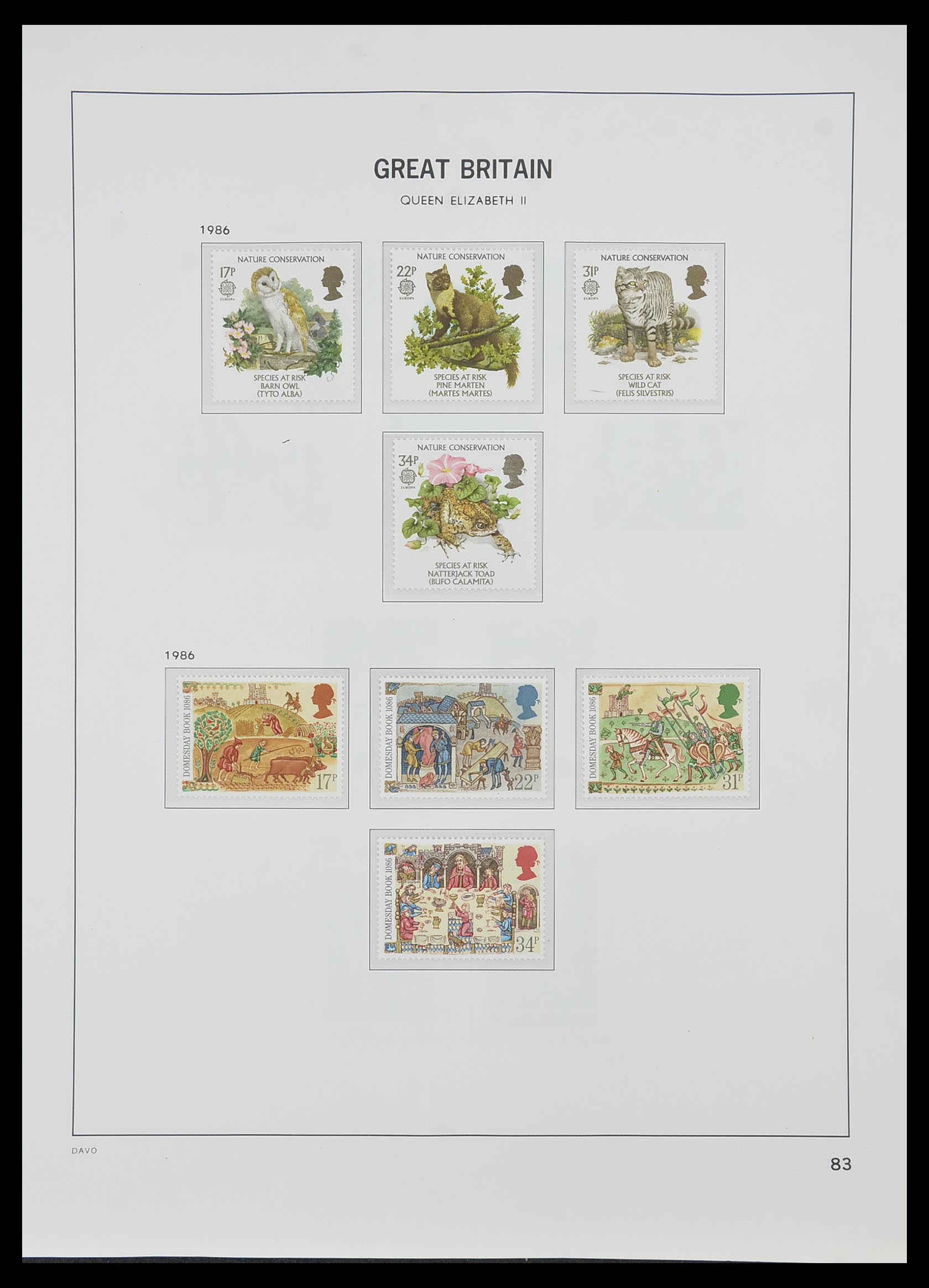 33998 079 - Postzegelverzameling 33998 Engeland 1858-1995.