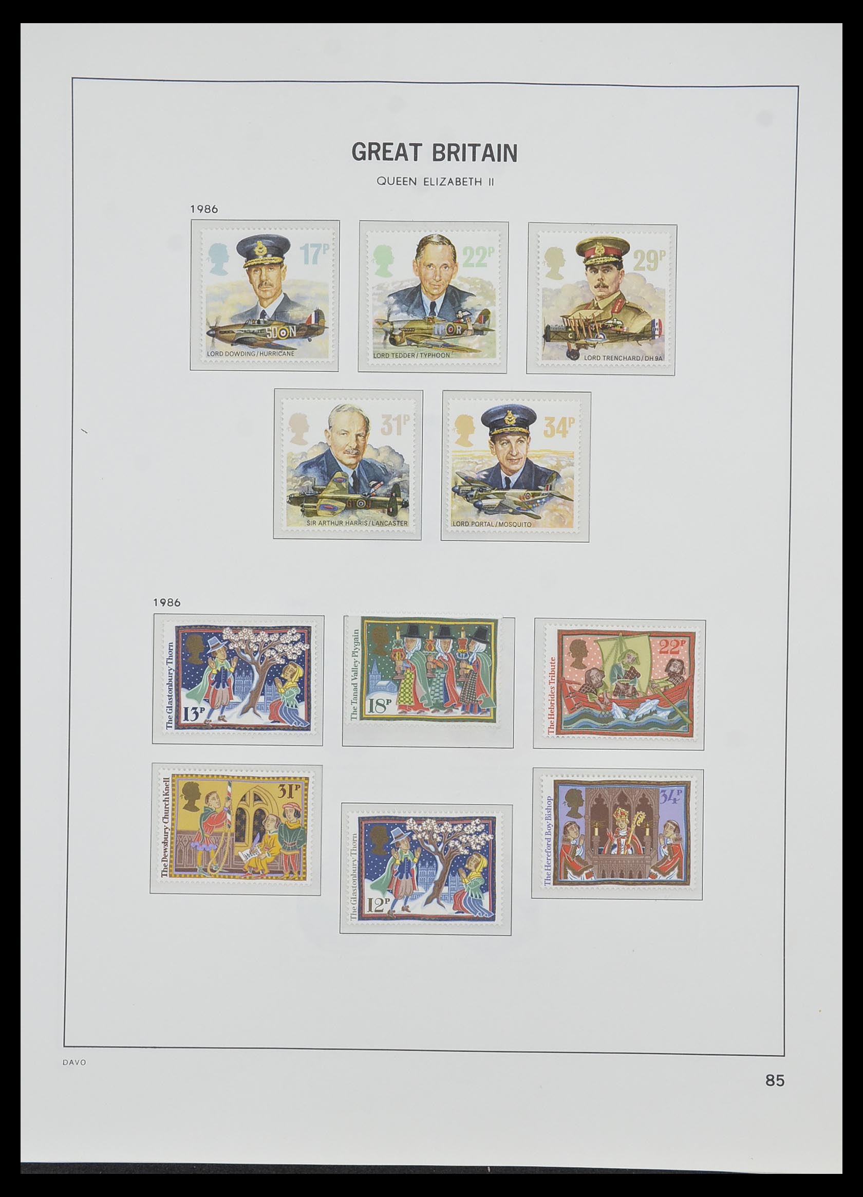 33998 081 - Postzegelverzameling 33998 Engeland 1858-1995.