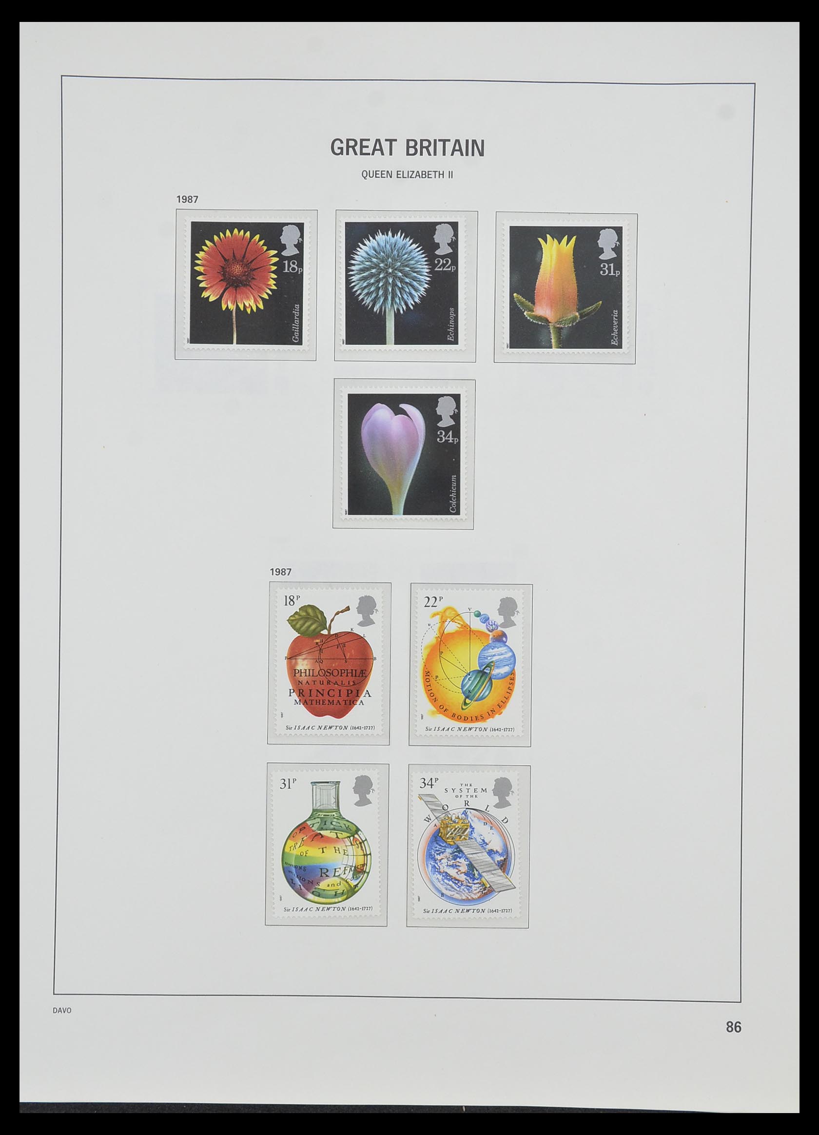 33998 082 - Postzegelverzameling 33998 Engeland 1858-1995.