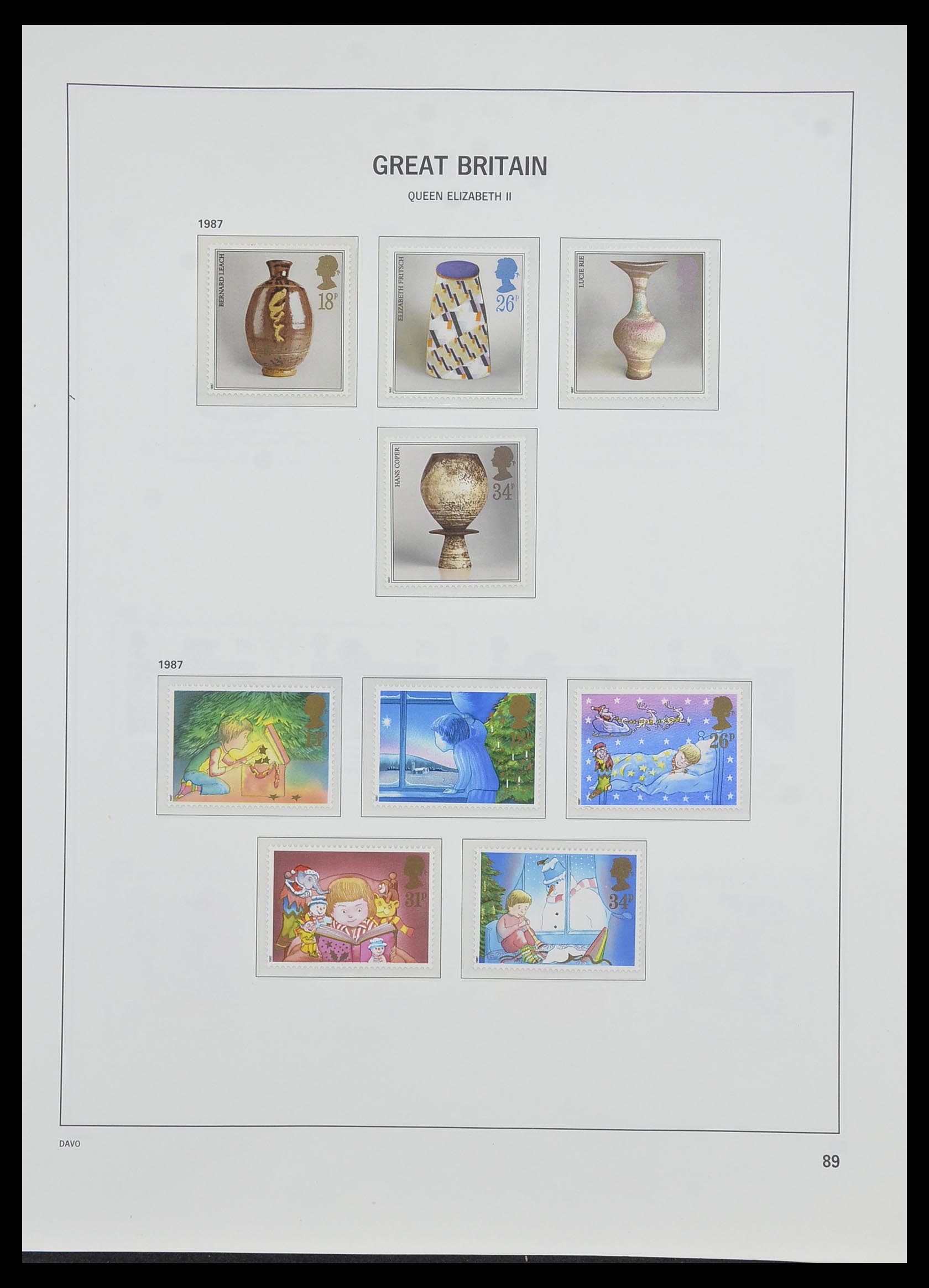 33998 085 - Postzegelverzameling 33998 Engeland 1858-1995.
