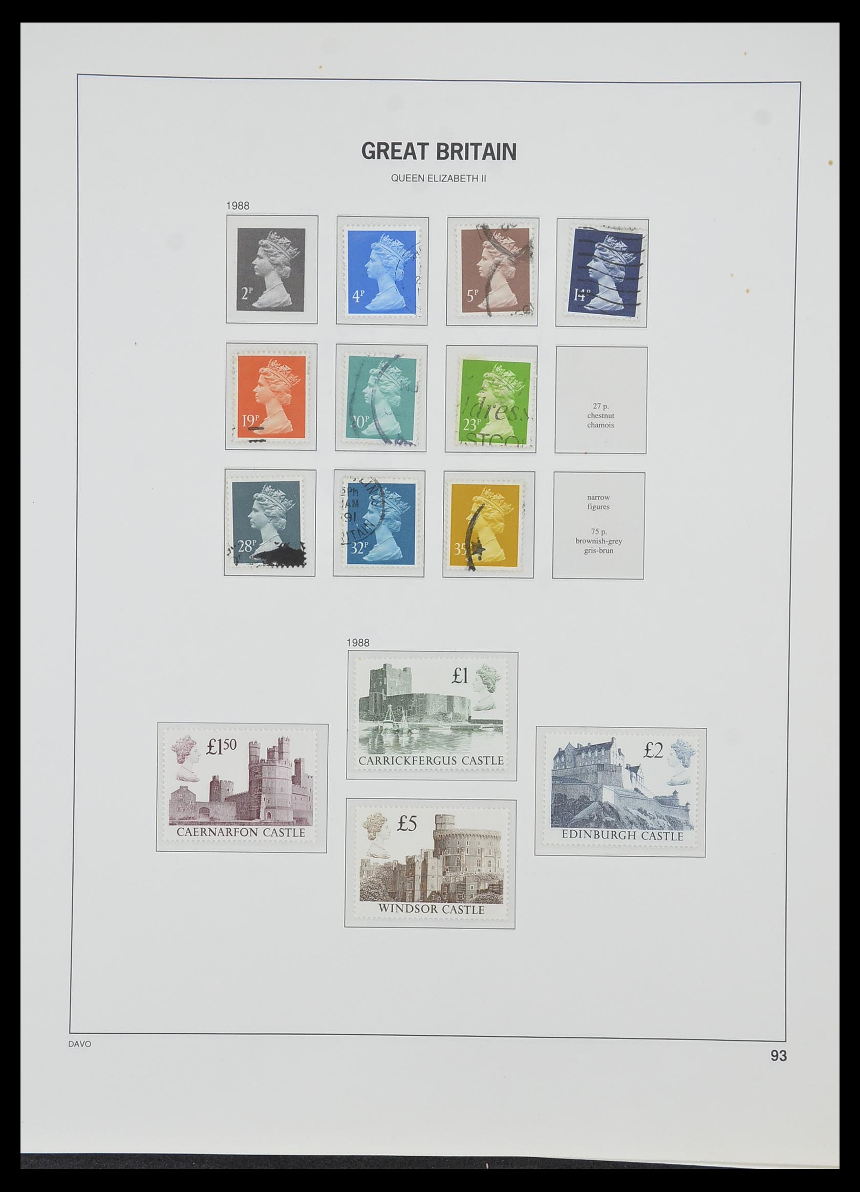 33998 089 - Postzegelverzameling 33998 Engeland 1858-1995.