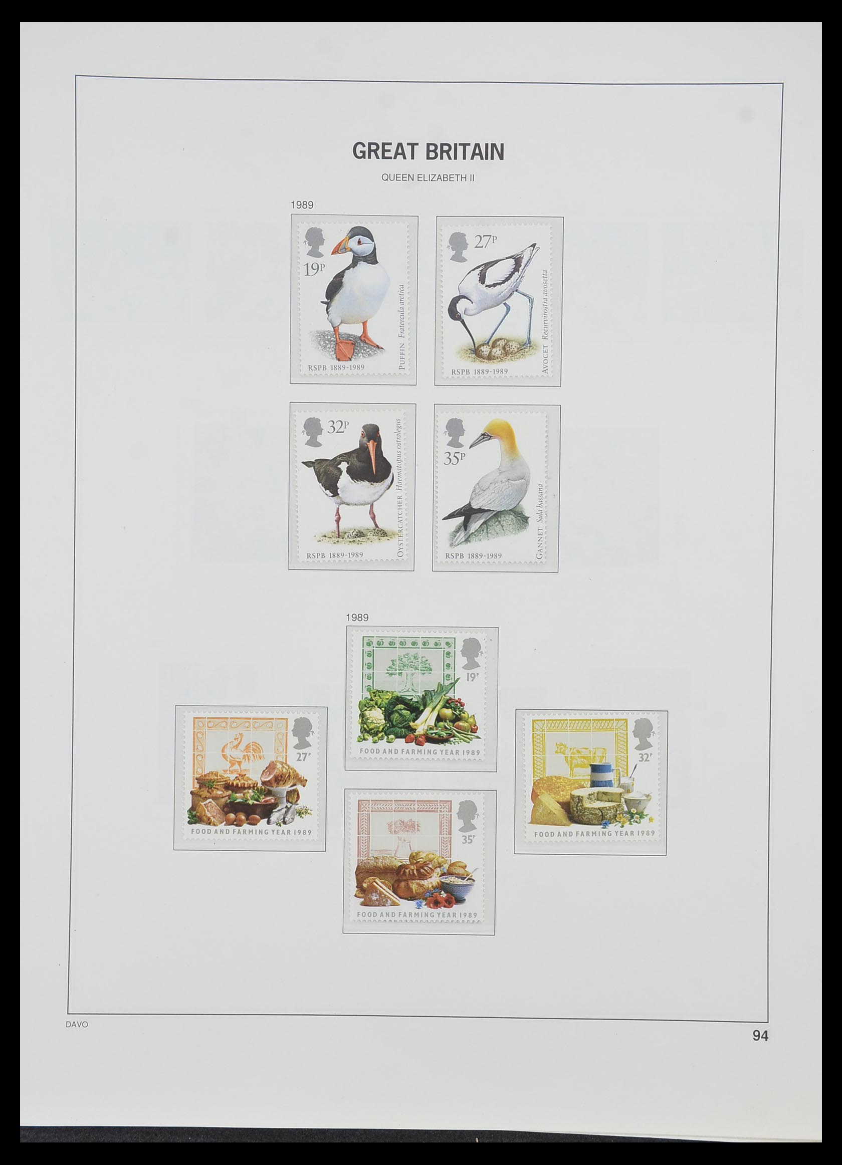 33998 090 - Postzegelverzameling 33998 Engeland 1858-1995.