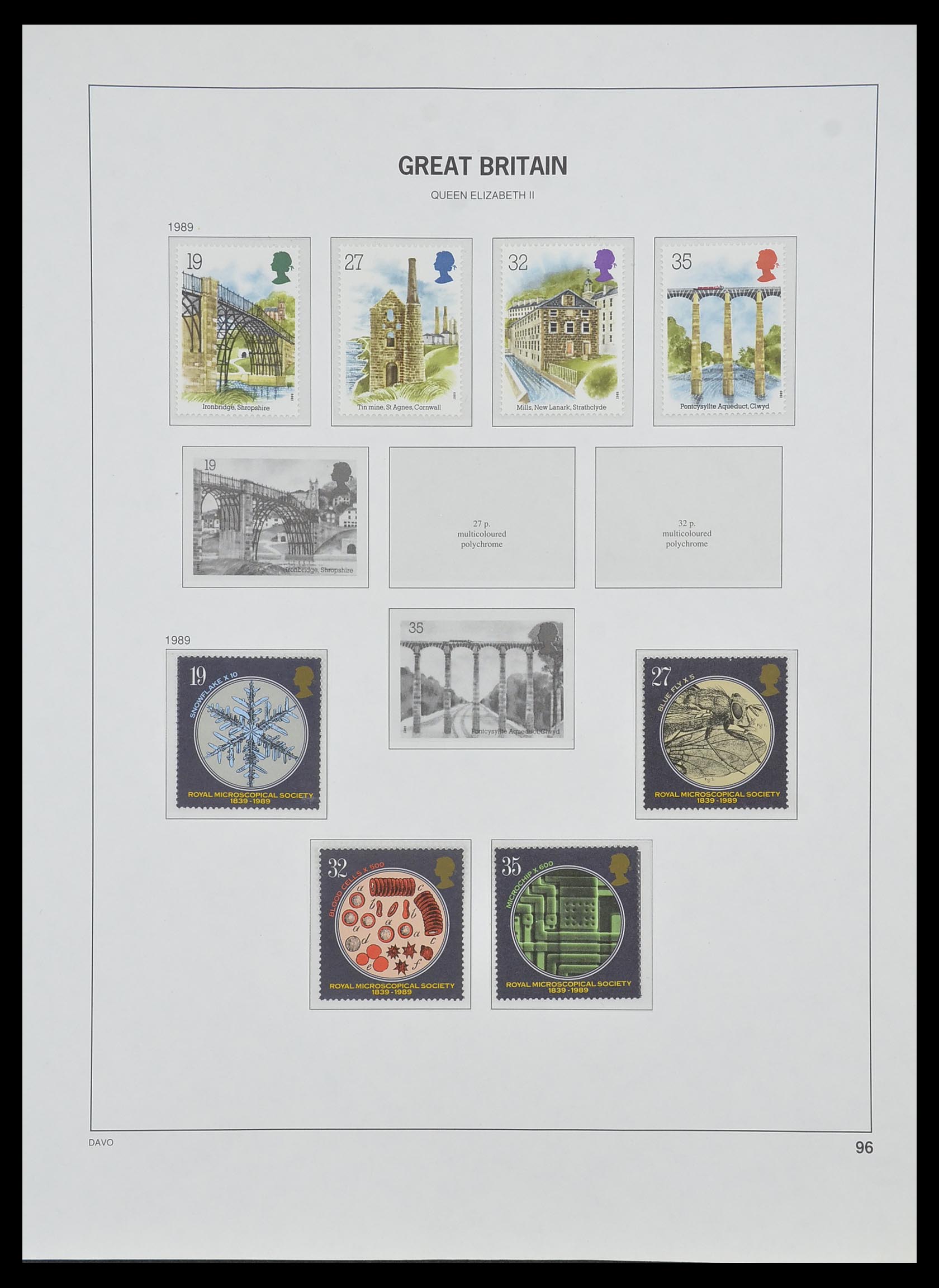 33998 092 - Postzegelverzameling 33998 Engeland 1858-1995.