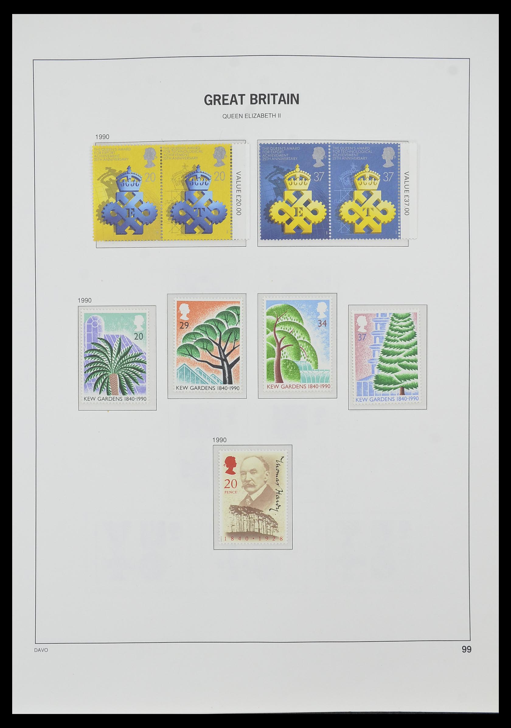 33998 095 - Postzegelverzameling 33998 Engeland 1858-1995.