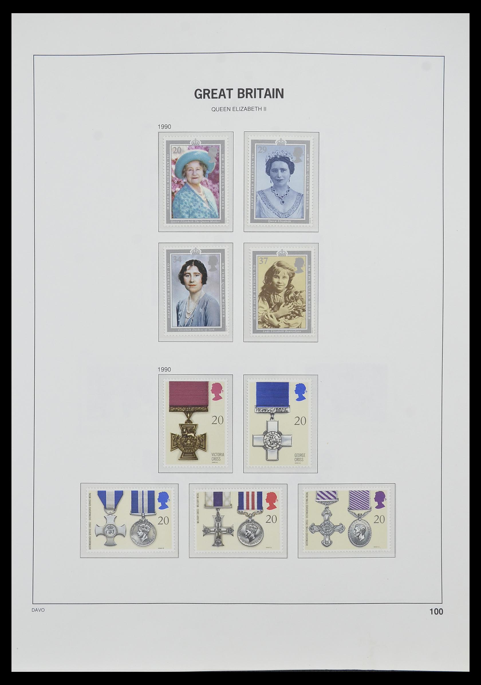 33998 096 - Postzegelverzameling 33998 Engeland 1858-1995.