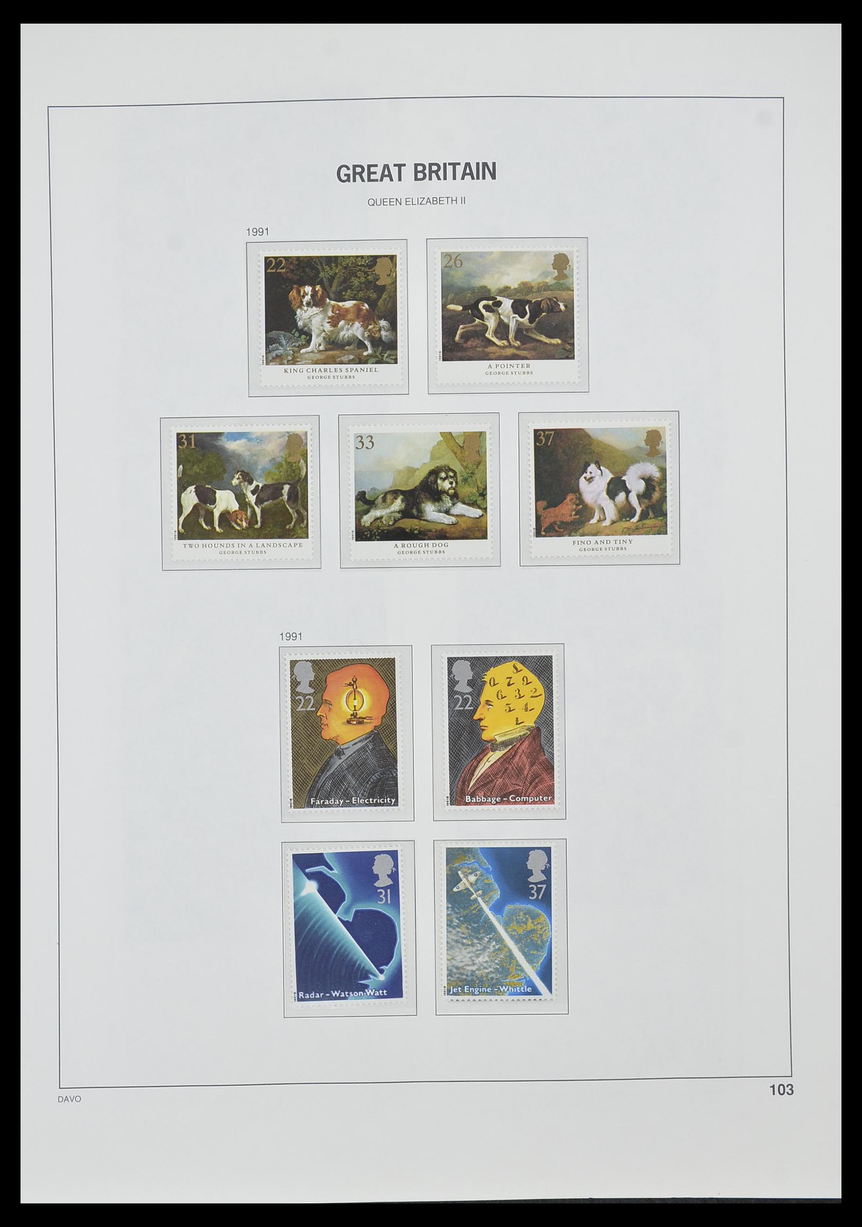 33998 099 - Postzegelverzameling 33998 Engeland 1858-1995.