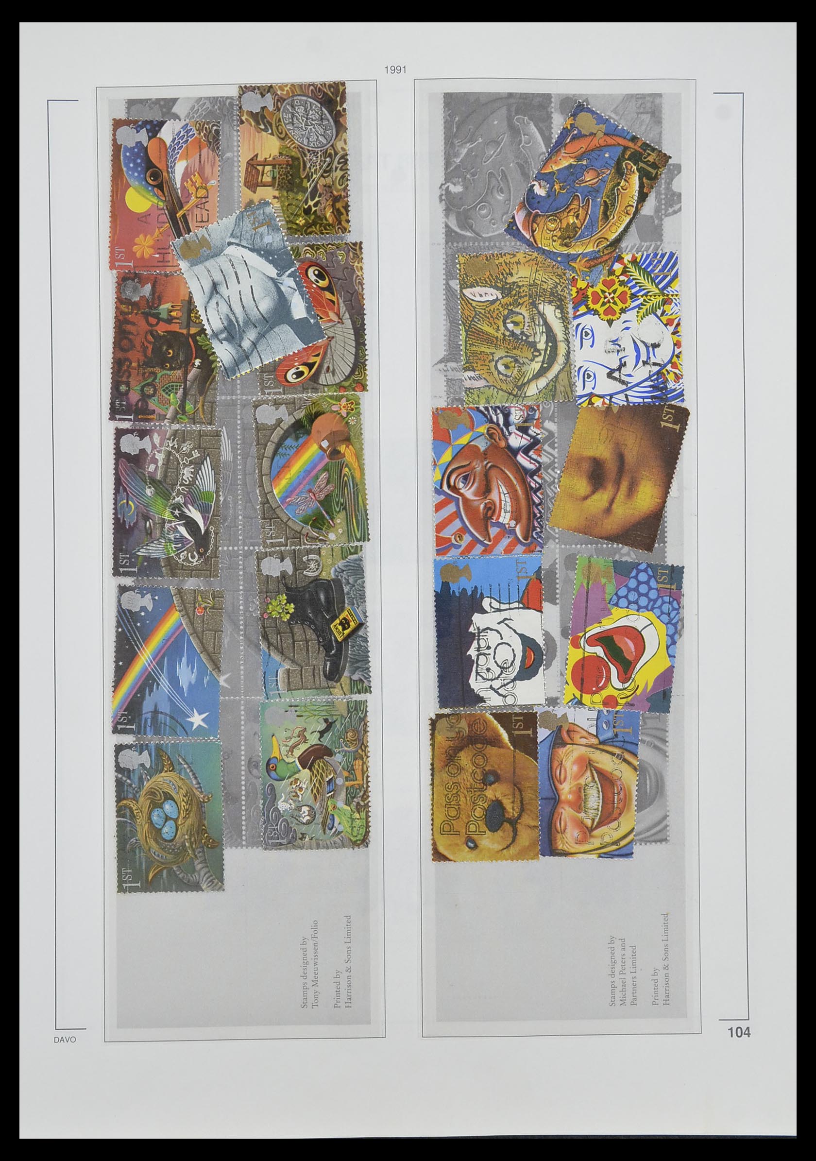 33998 100 - Postzegelverzameling 33998 Engeland 1858-1995.