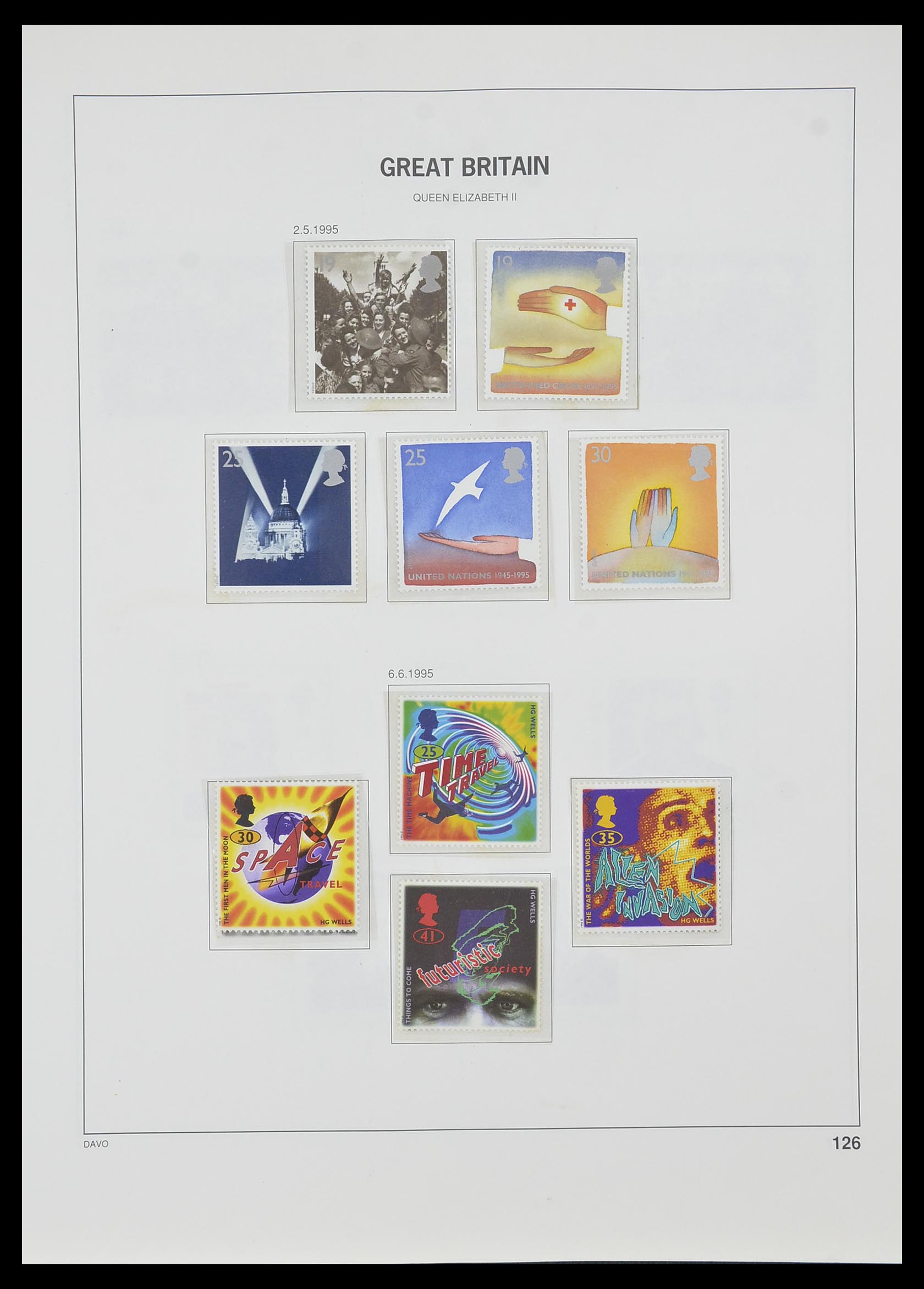 33998 121 - Postzegelverzameling 33998 Engeland 1858-1995.