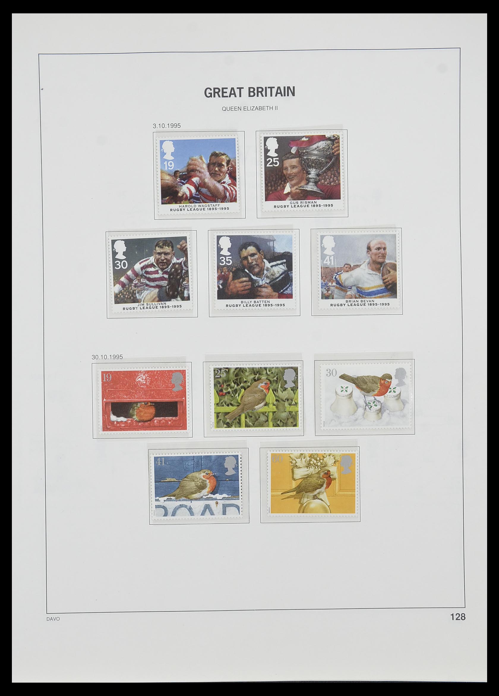 33998 123 - Postzegelverzameling 33998 Engeland 1858-1995.