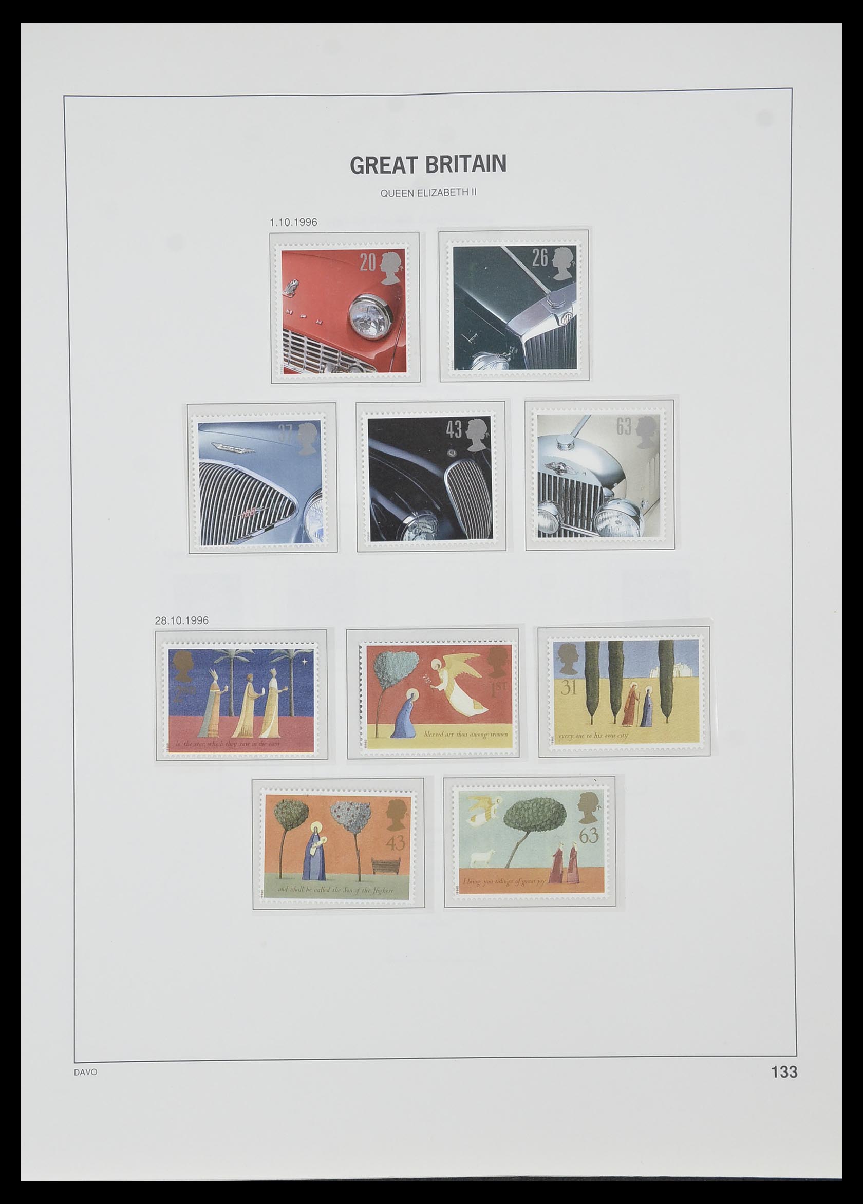 33998 128 - Postzegelverzameling 33998 Engeland 1858-1995.