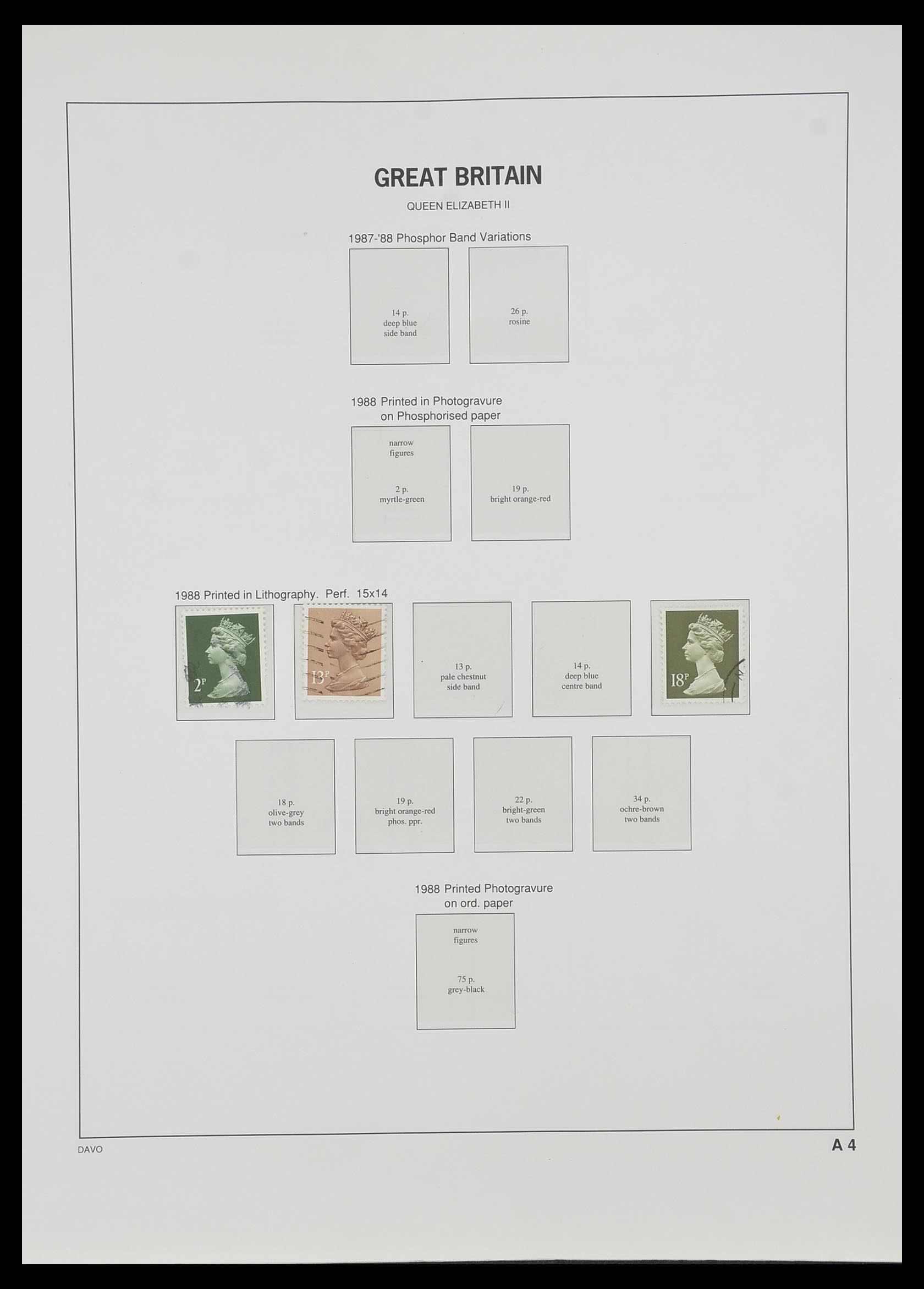 33998 129 - Postzegelverzameling 33998 Engeland 1858-1995.