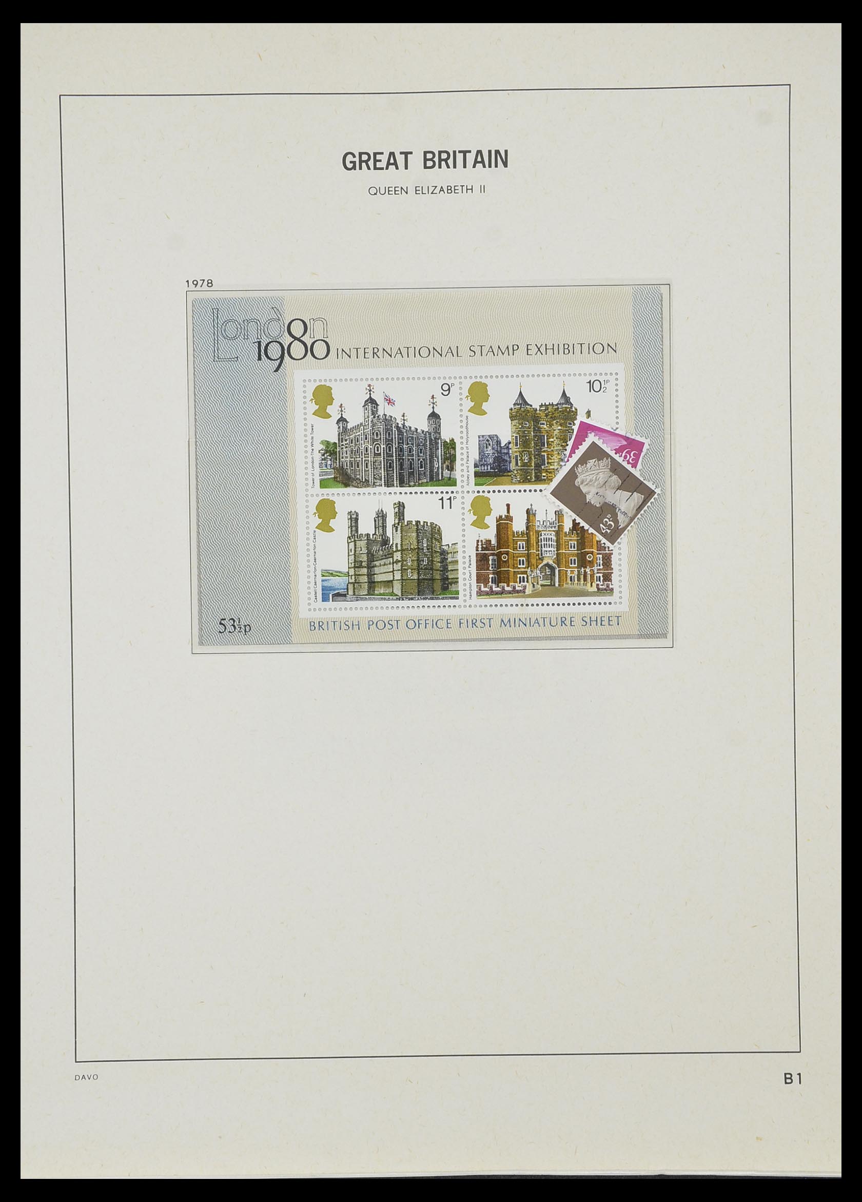 33998 130 - Postzegelverzameling 33998 Engeland 1858-1995.