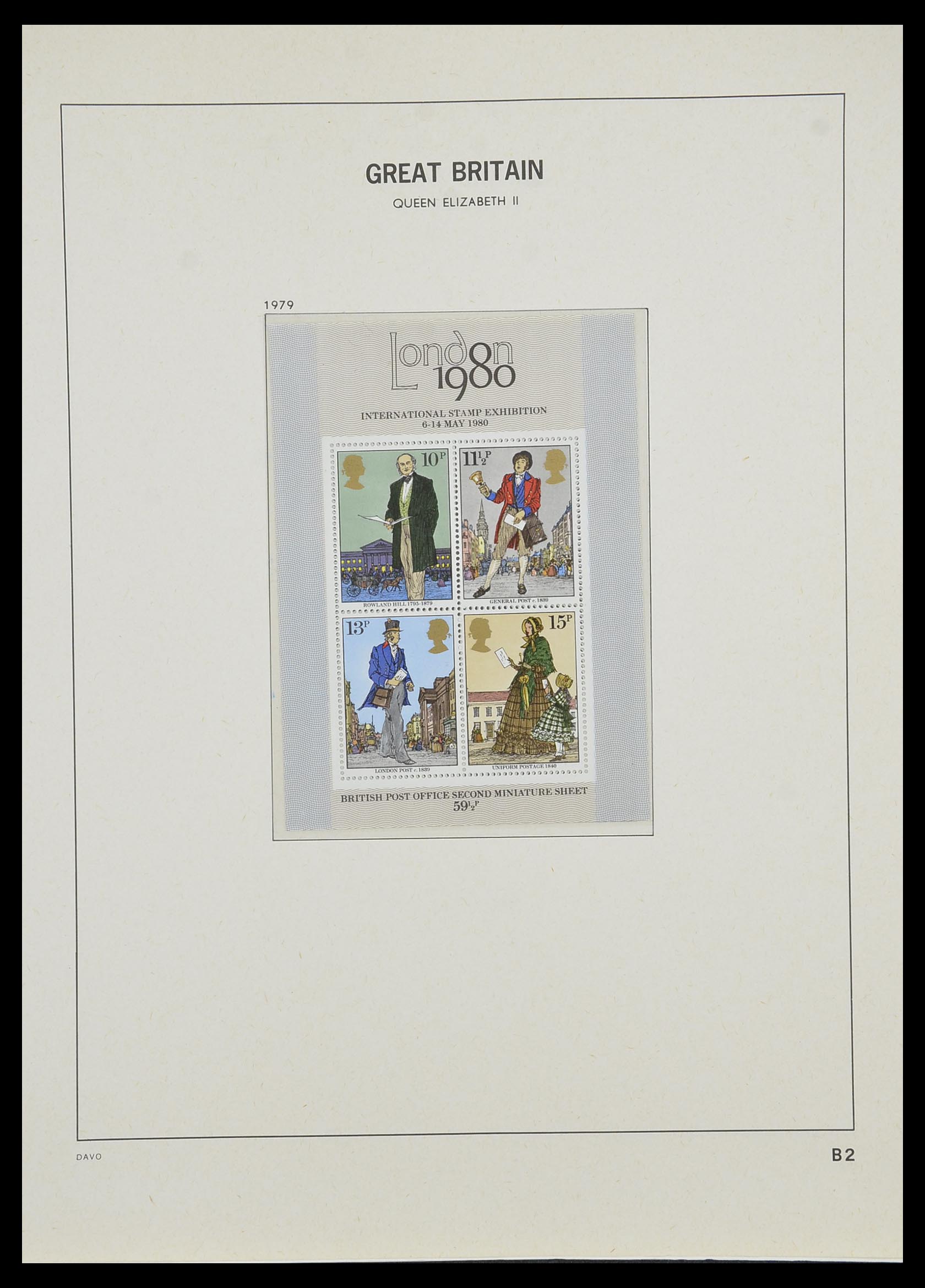 33998 131 - Postzegelverzameling 33998 Engeland 1858-1995.
