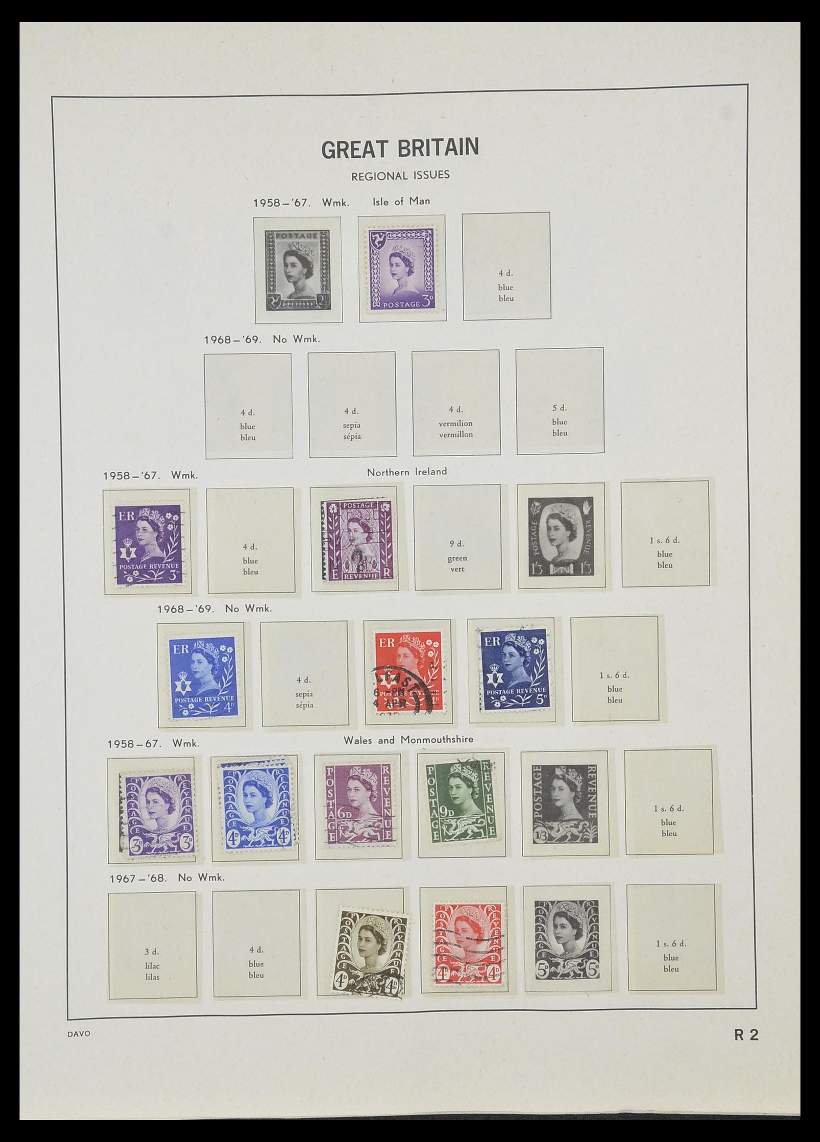 33998 134 - Postzegelverzameling 33998 Engeland 1858-1995.