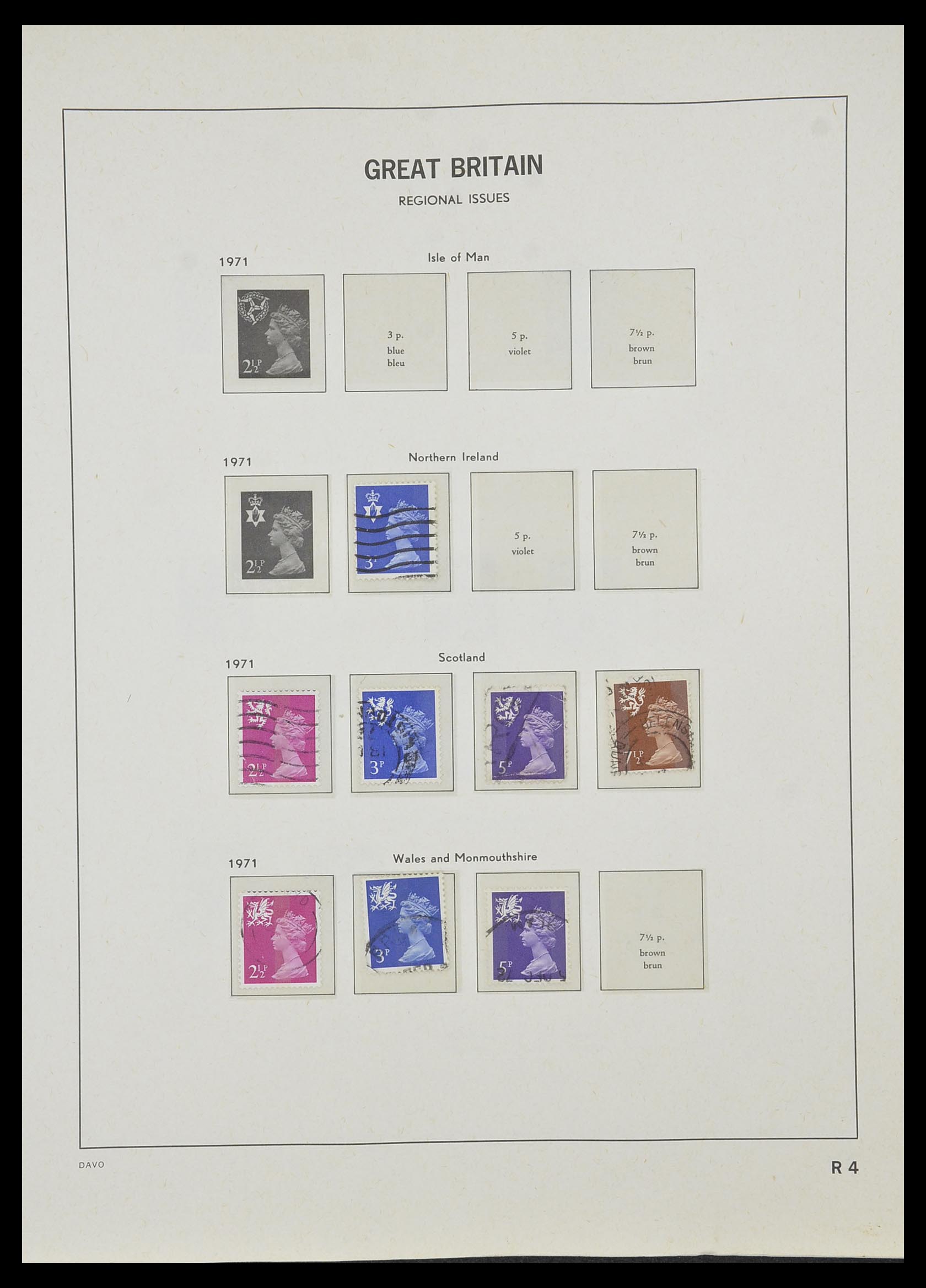 33998 136 - Postzegelverzameling 33998 Engeland 1858-1995.