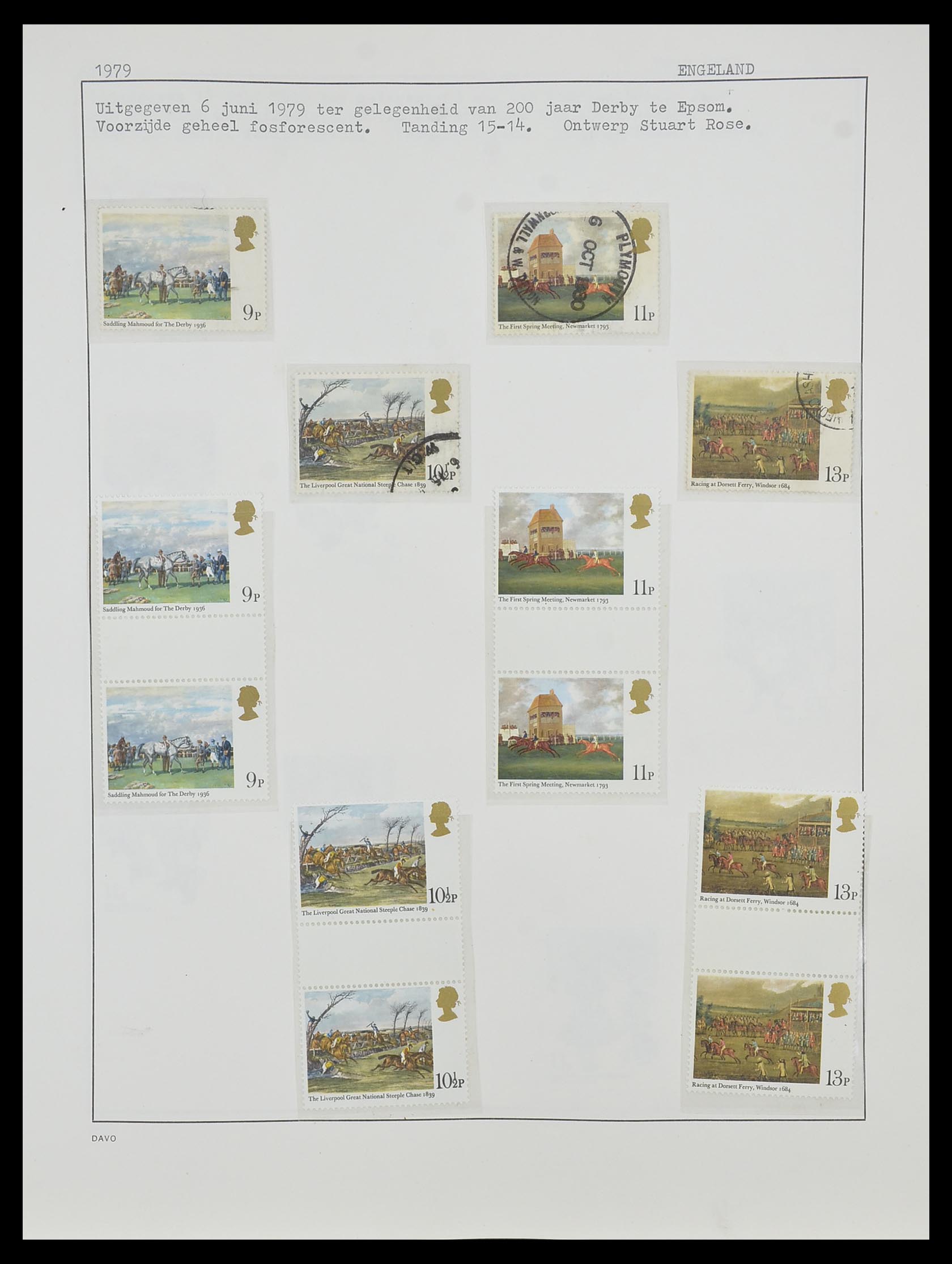33998 262 - Postzegelverzameling 33998 Engeland 1858-1995.