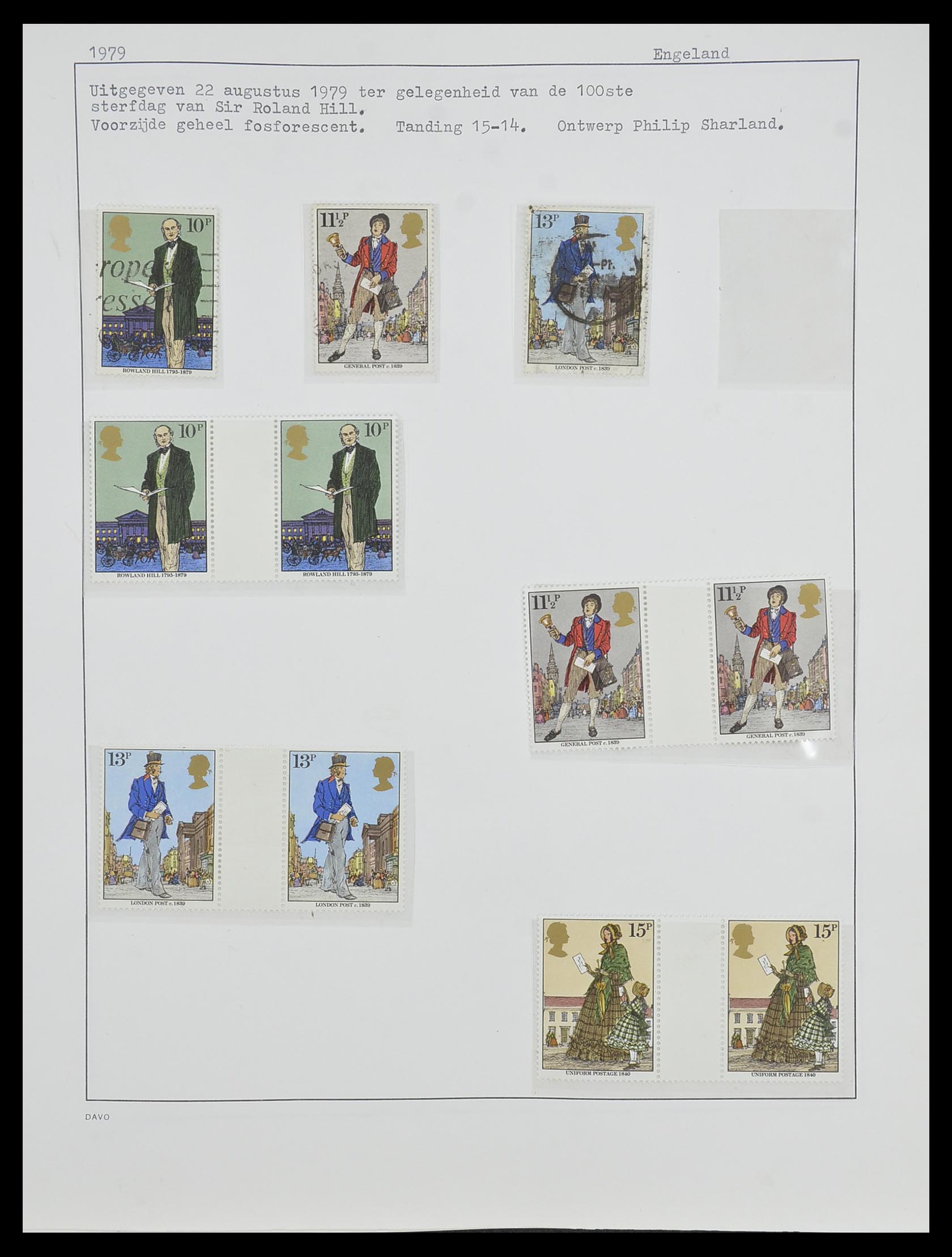 33998 264 - Postzegelverzameling 33998 Engeland 1858-1995.