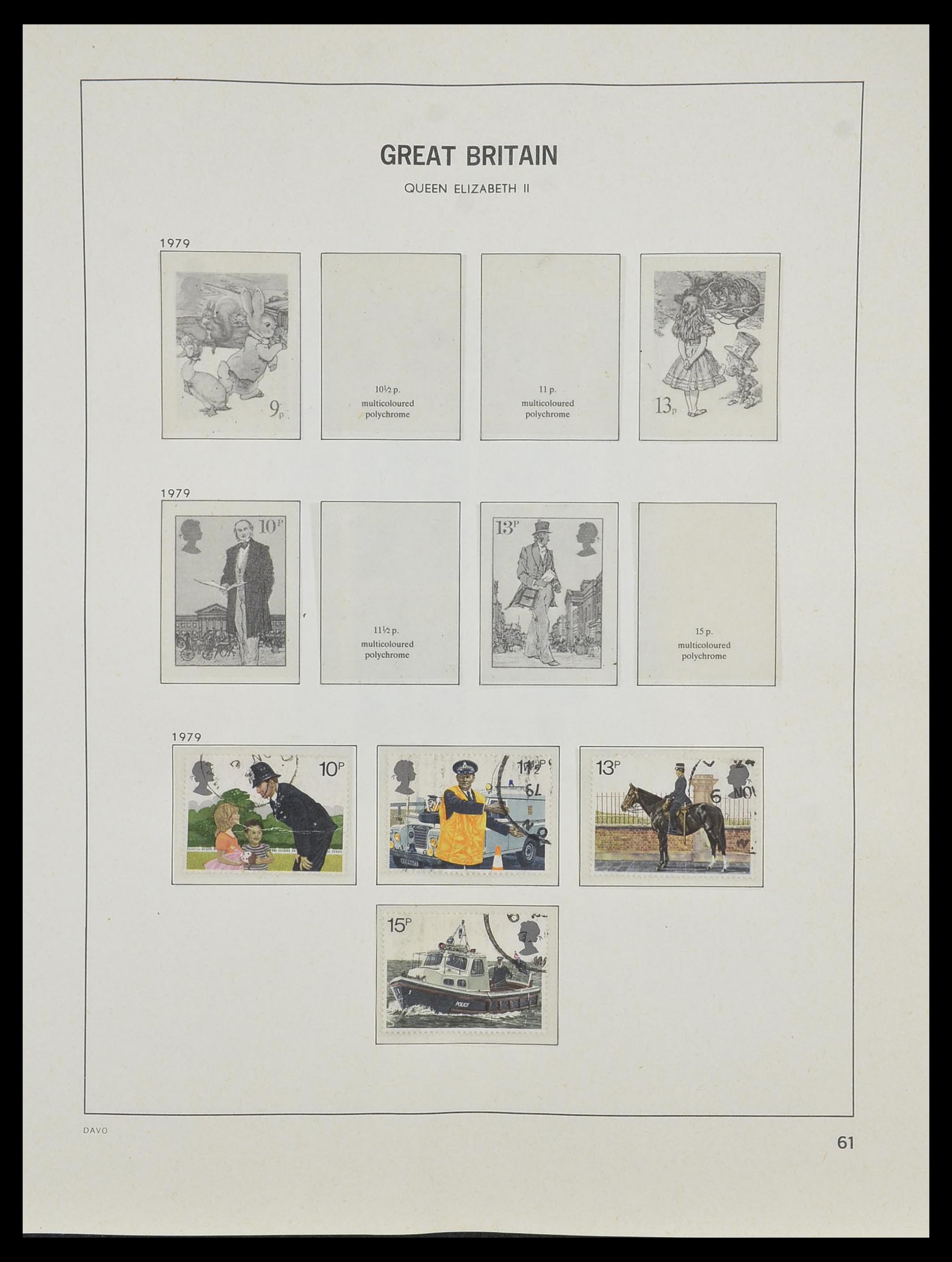 33998 265 - Postzegelverzameling 33998 Engeland 1858-1995.
