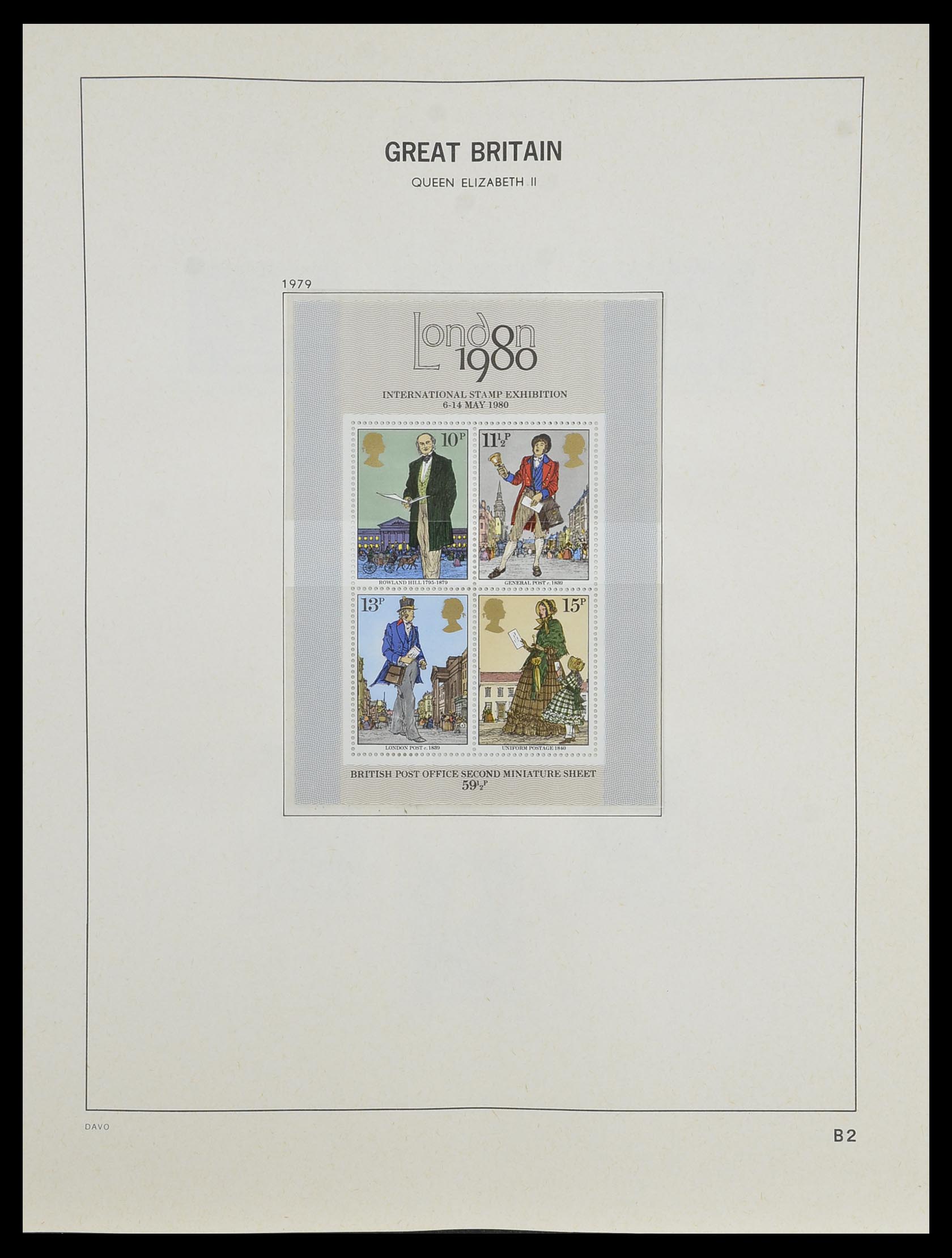 33998 266 - Postzegelverzameling 33998 Engeland 1858-1995.