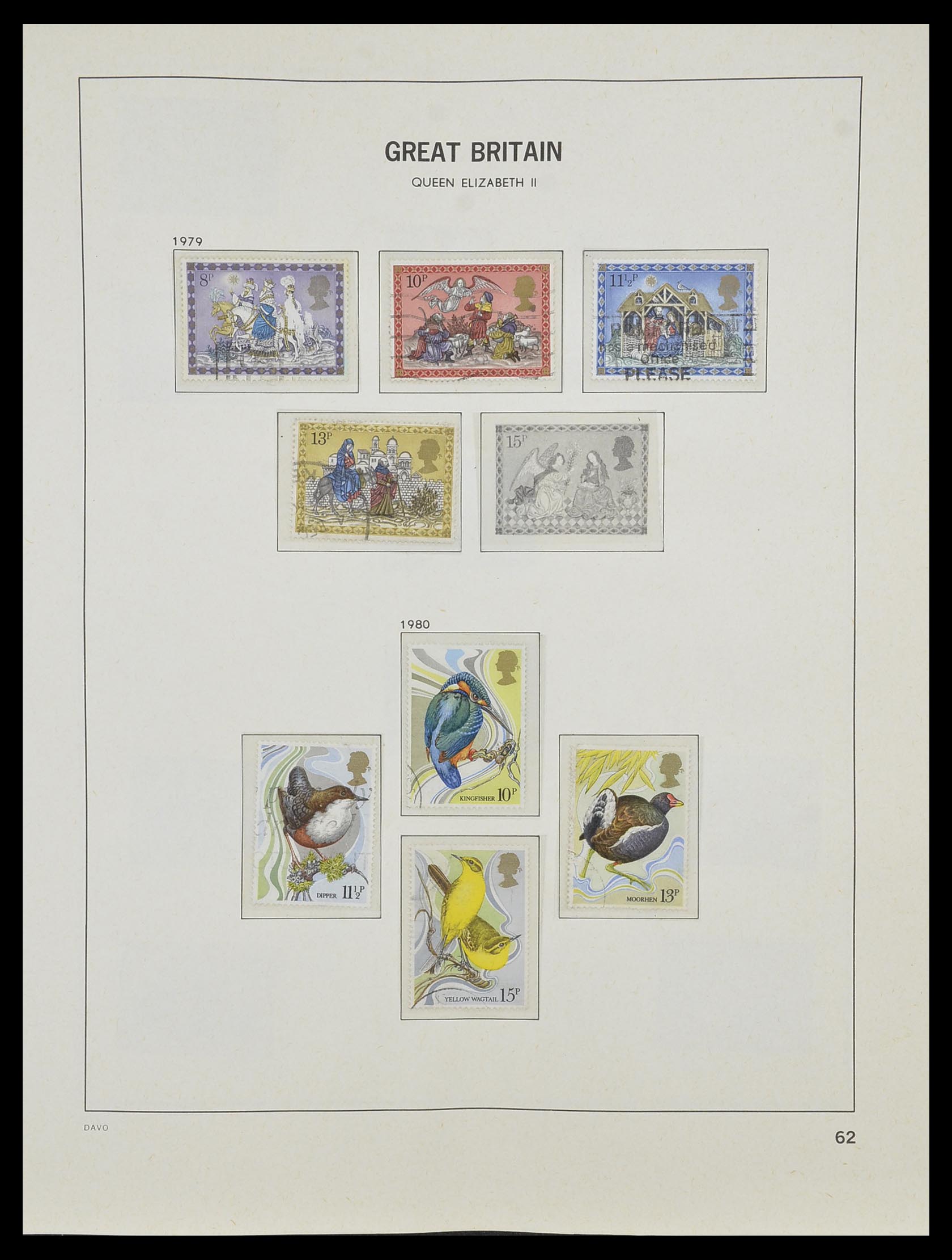 33998 267 - Postzegelverzameling 33998 Engeland 1858-1995.