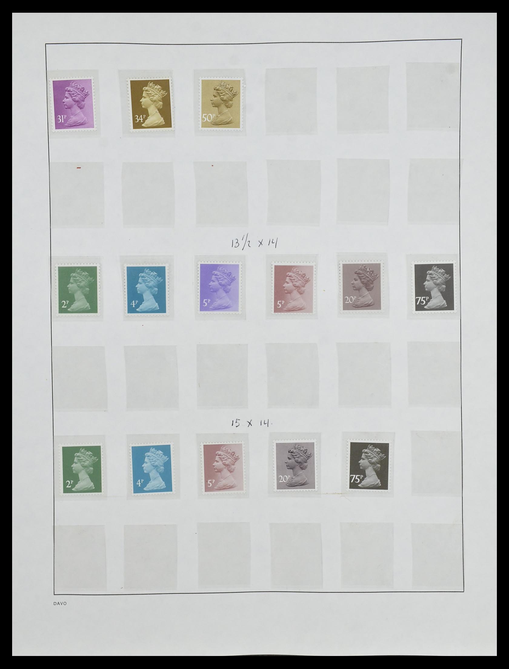 33998 271 - Postzegelverzameling 33998 Engeland 1858-1995.