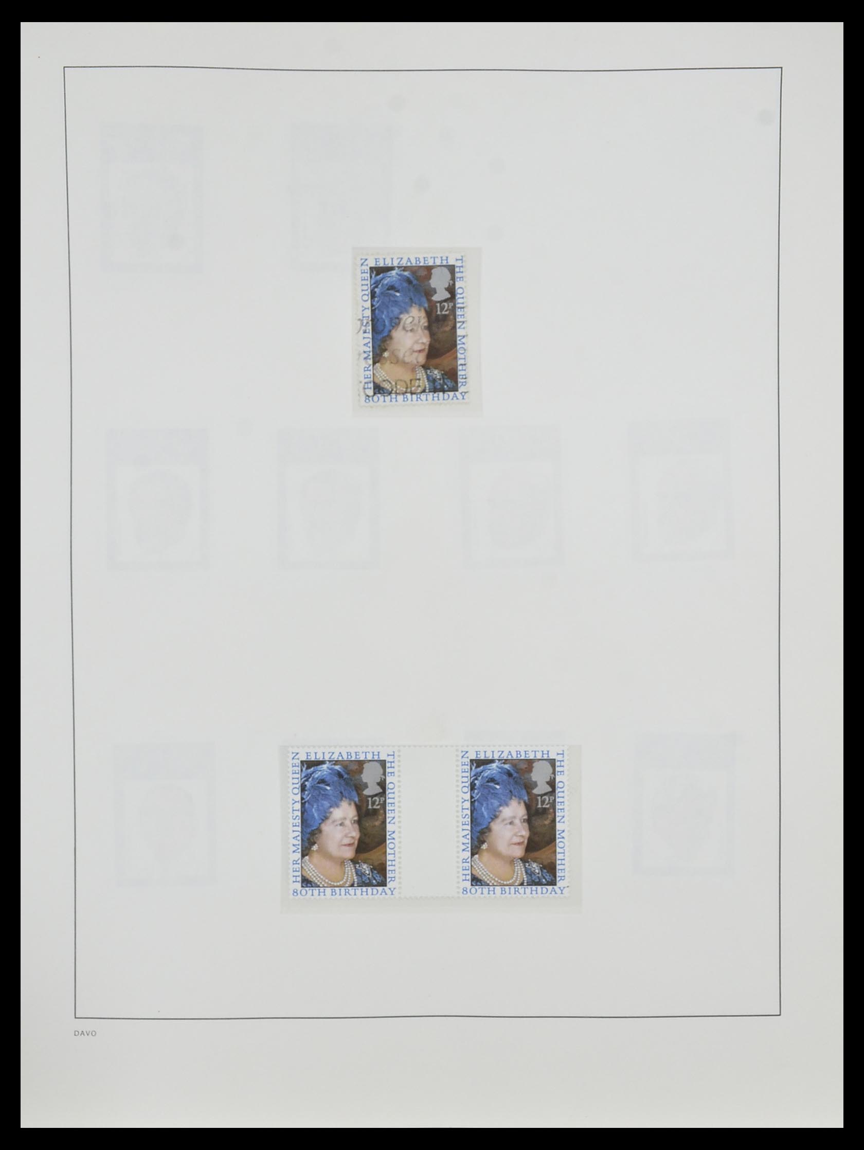 33998 277 - Postzegelverzameling 33998 Engeland 1858-1995.