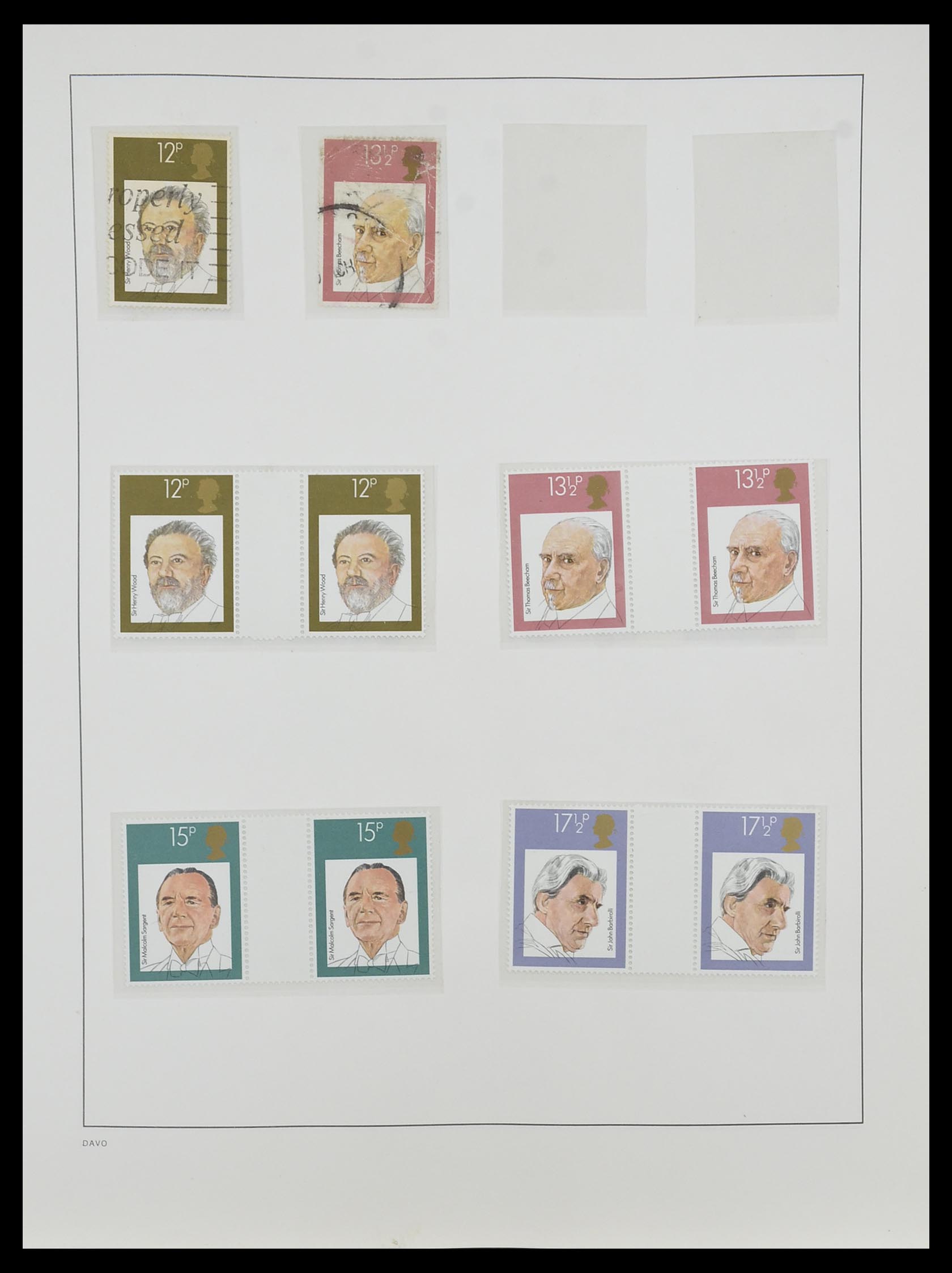 33998 278 - Postzegelverzameling 33998 Engeland 1858-1995.