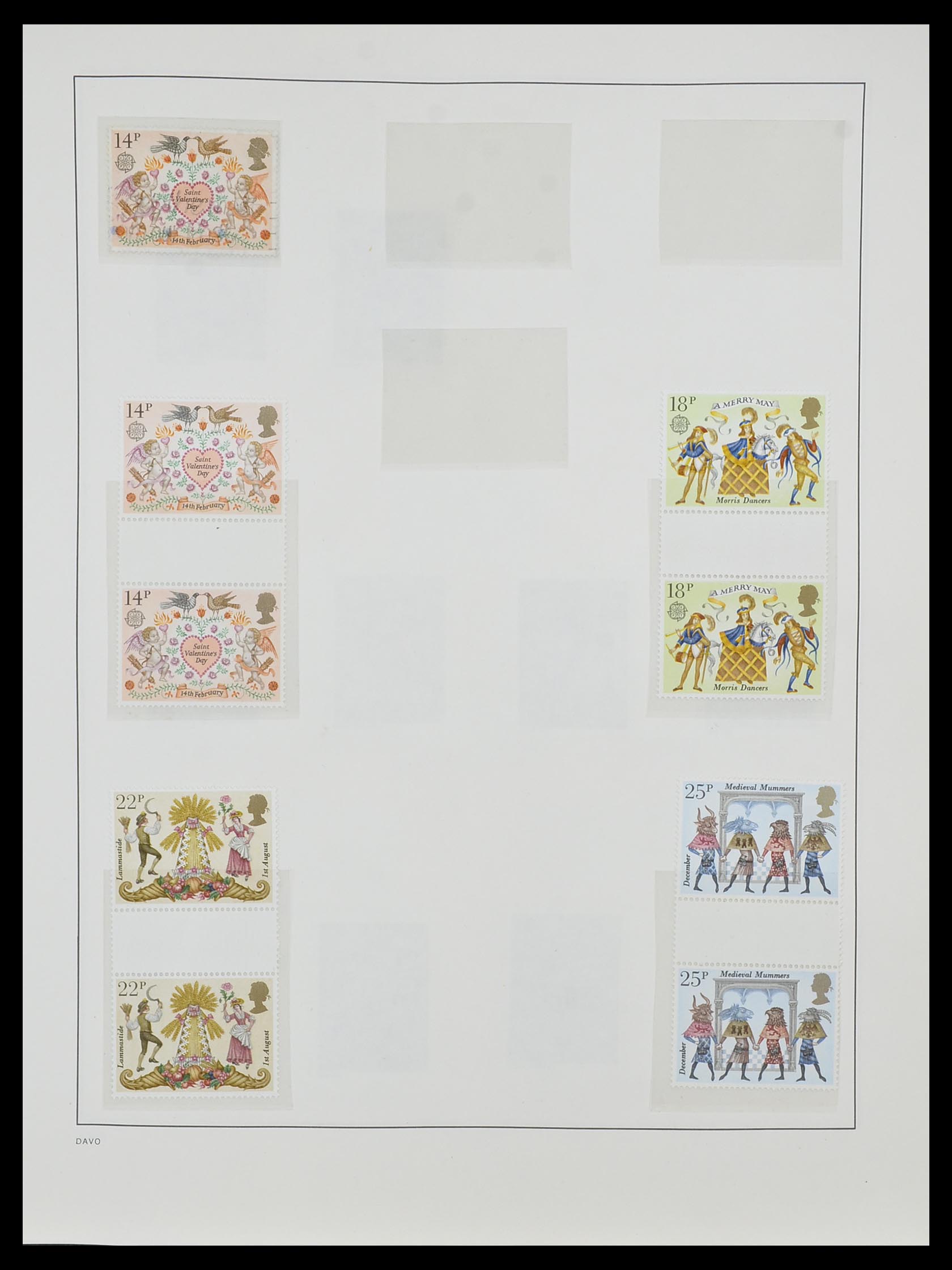 33998 282 - Postzegelverzameling 33998 Engeland 1858-1995.
