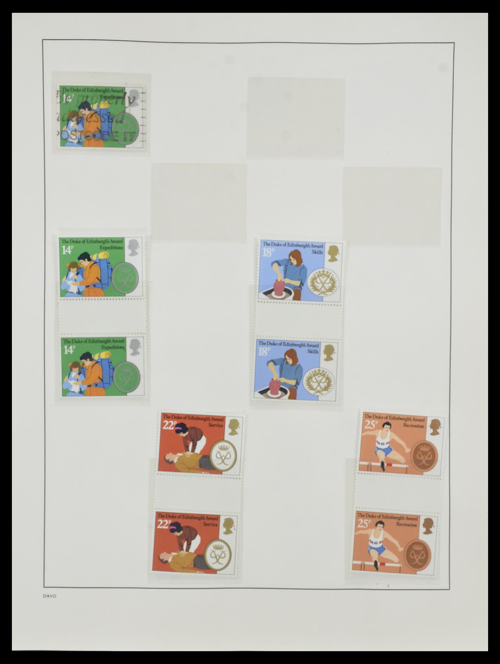 33998 286 - Postzegelverzameling 33998 Engeland 1858-1995.