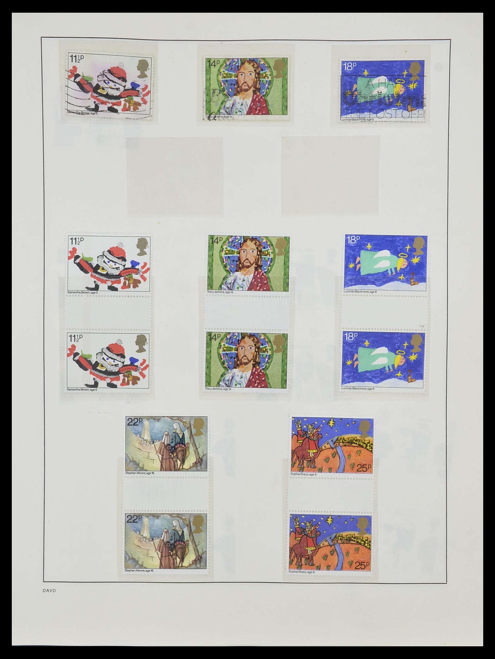 33998 288 - Postzegelverzameling 33998 Engeland 1858-1995.