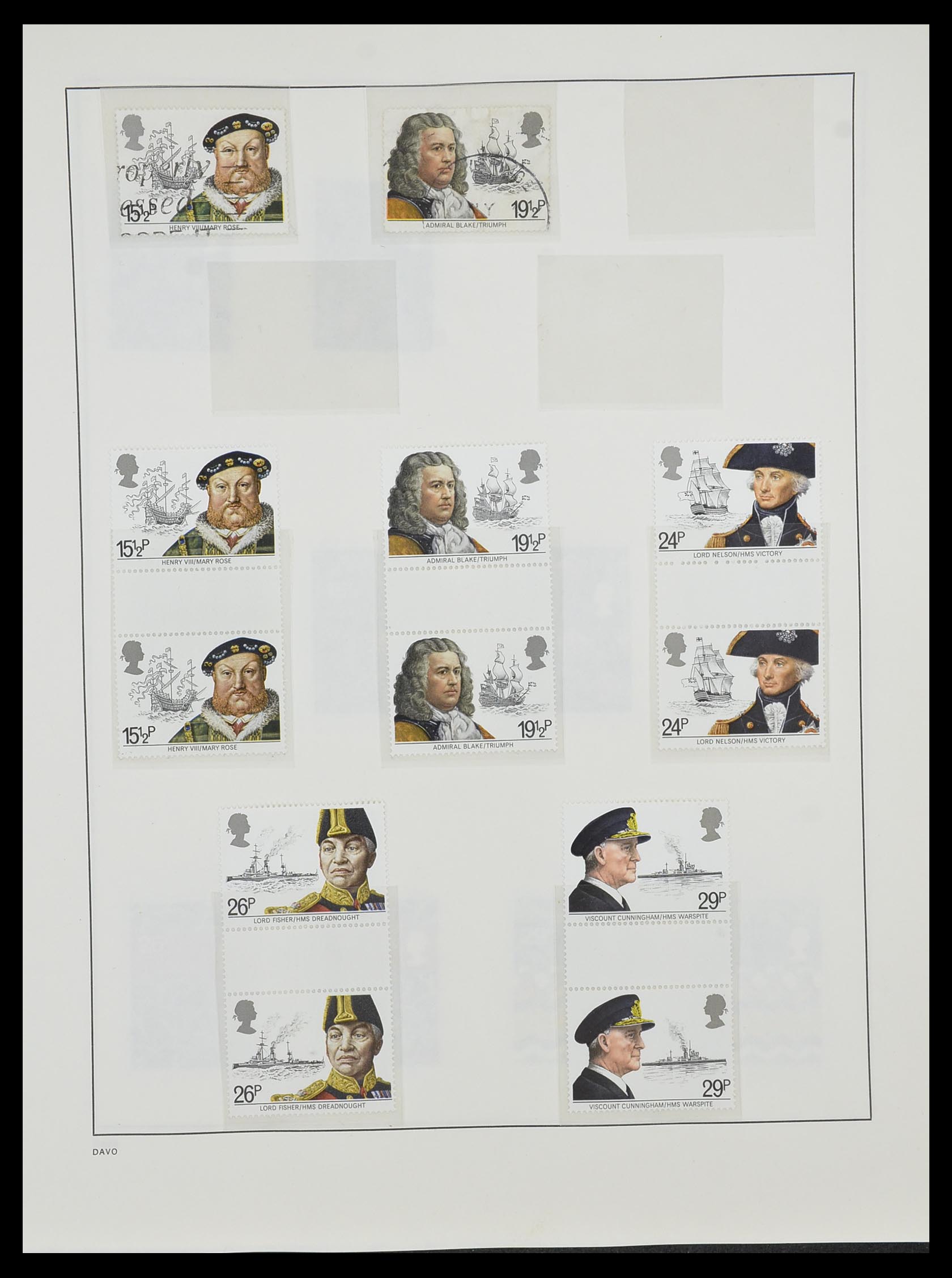 33998 292 - Postzegelverzameling 33998 Engeland 1858-1995.