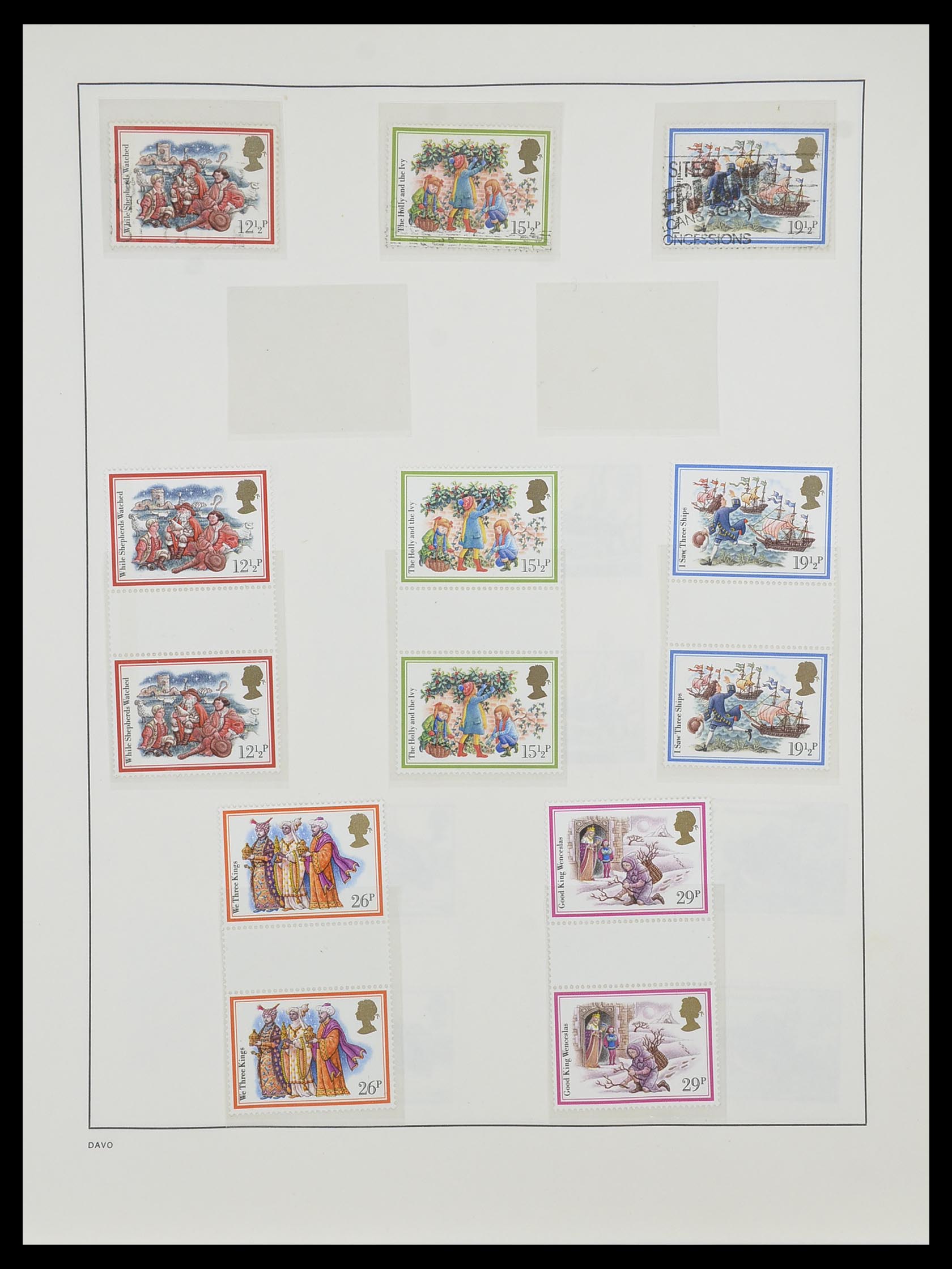 33998 296 - Postzegelverzameling 33998 Engeland 1858-1995.