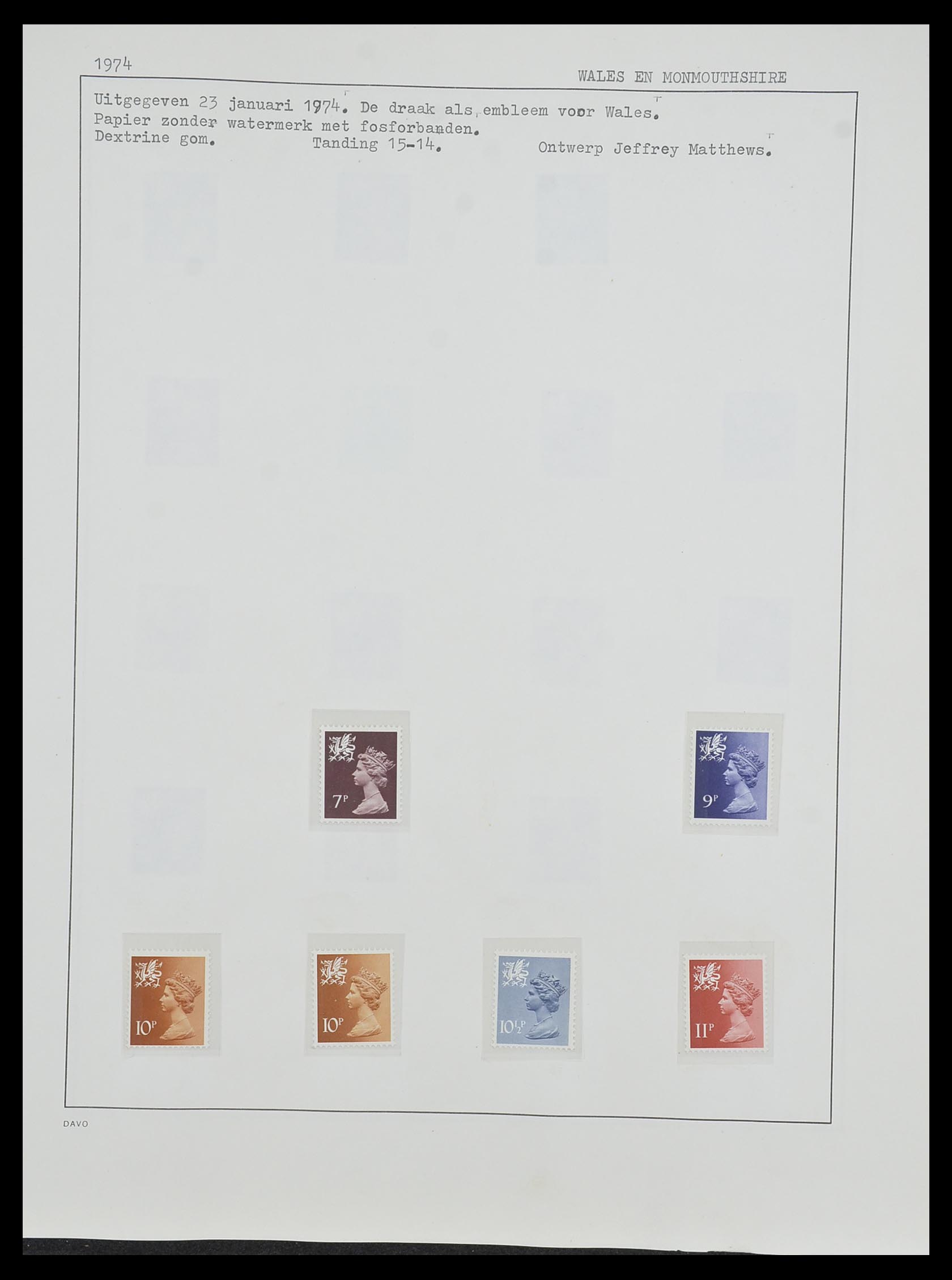 33998 313 - Postzegelverzameling 33998 Engeland 1858-1995.