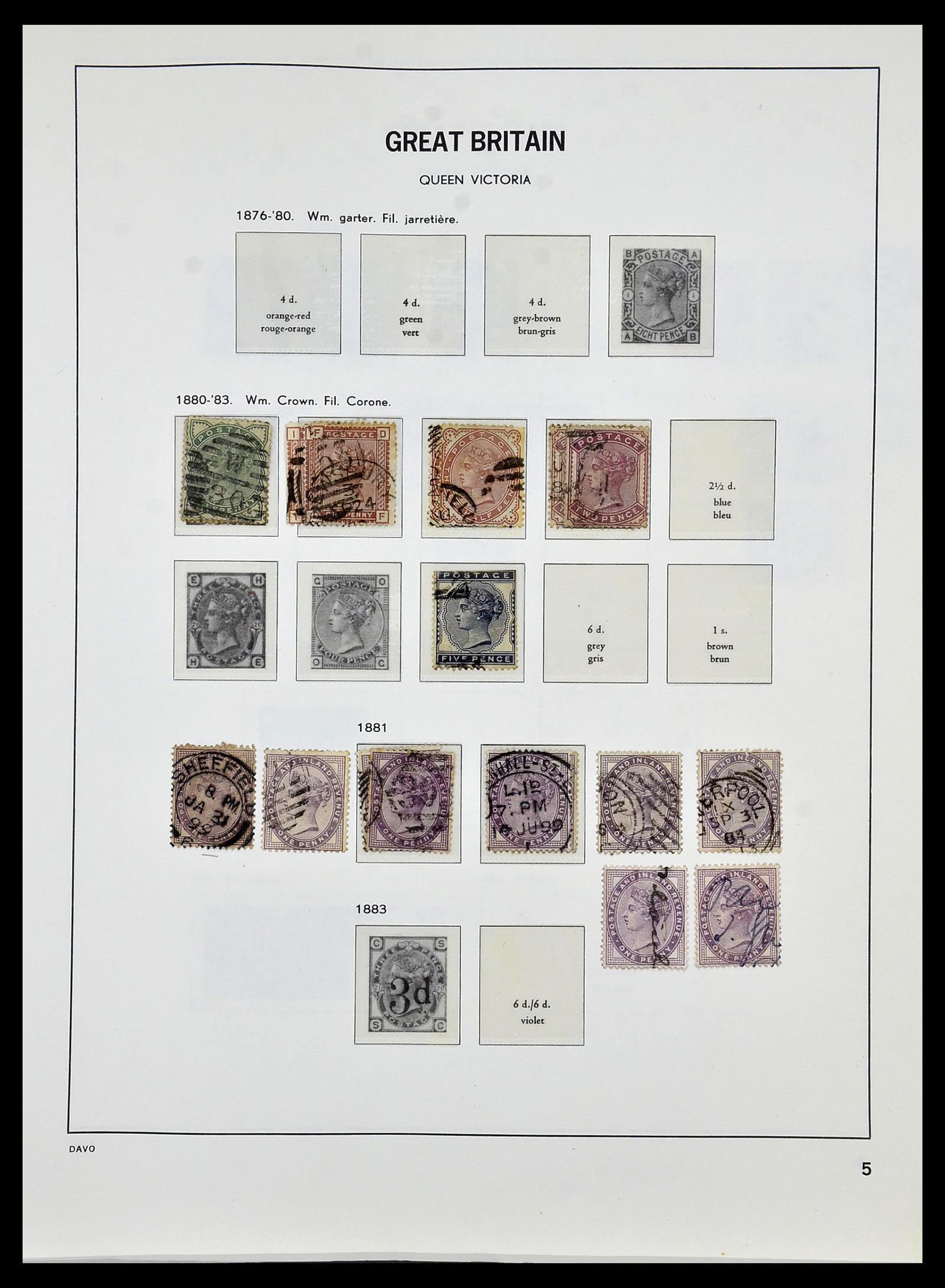 33999 004 - Postzegelverzameling 33999 Engeland 1841-2000.