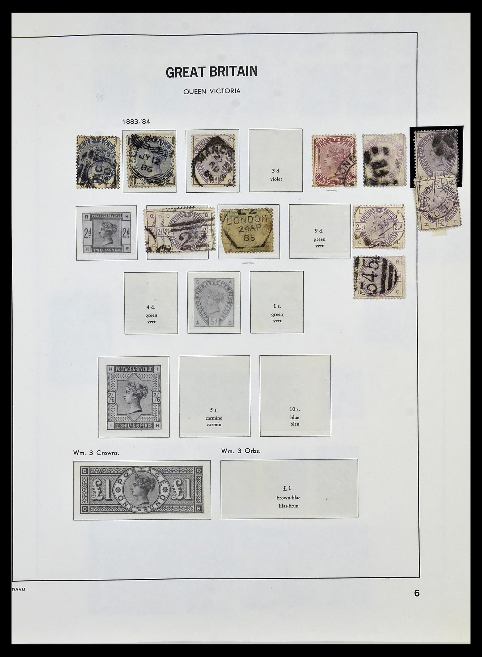 33999 005 - Postzegelverzameling 33999 Engeland 1841-2000.