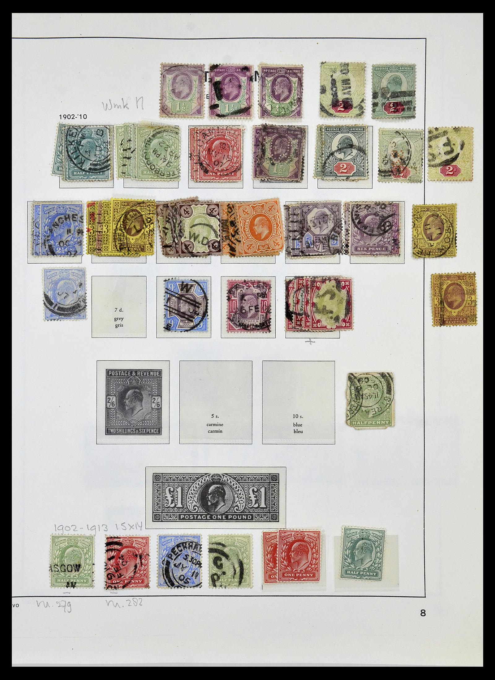 33999 008 - Postzegelverzameling 33999 Engeland 1841-2000.