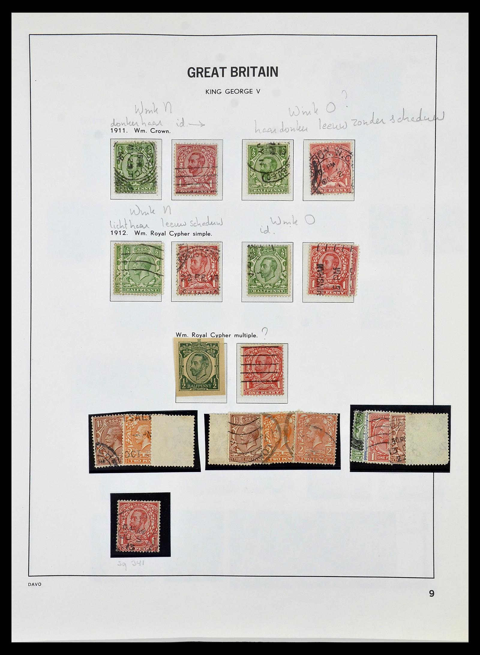 33999 009 - Postzegelverzameling 33999 Engeland 1841-2000.