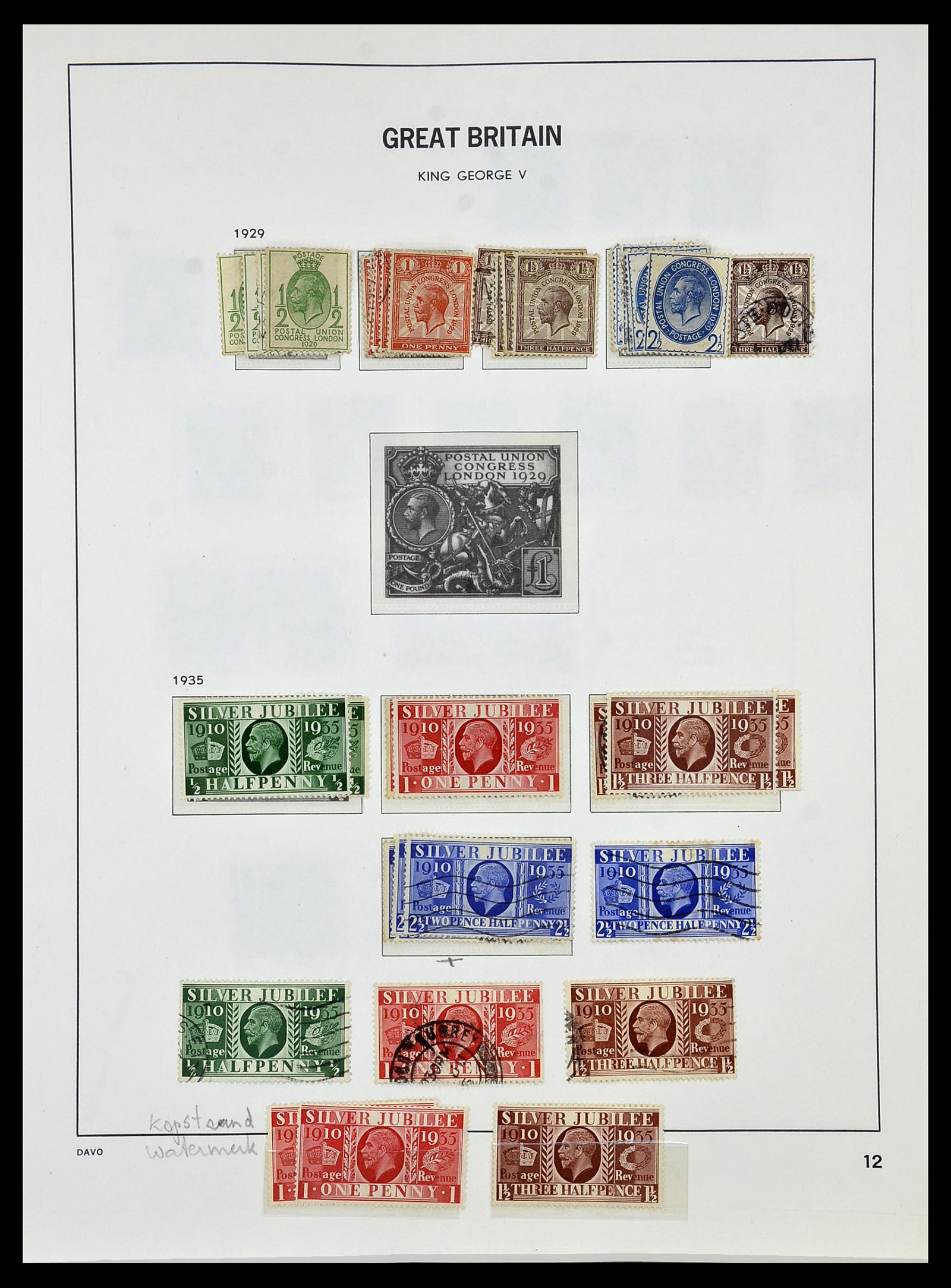 33999 012 - Postzegelverzameling 33999 Engeland 1841-2000.