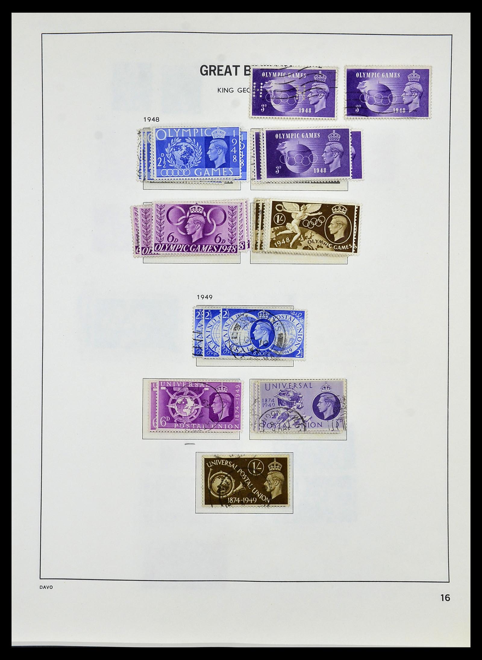 33999 016 - Postzegelverzameling 33999 Engeland 1841-2000.