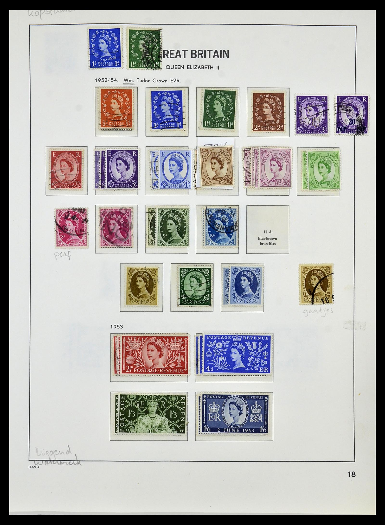 33999 019 - Postzegelverzameling 33999 Engeland 1841-2000.