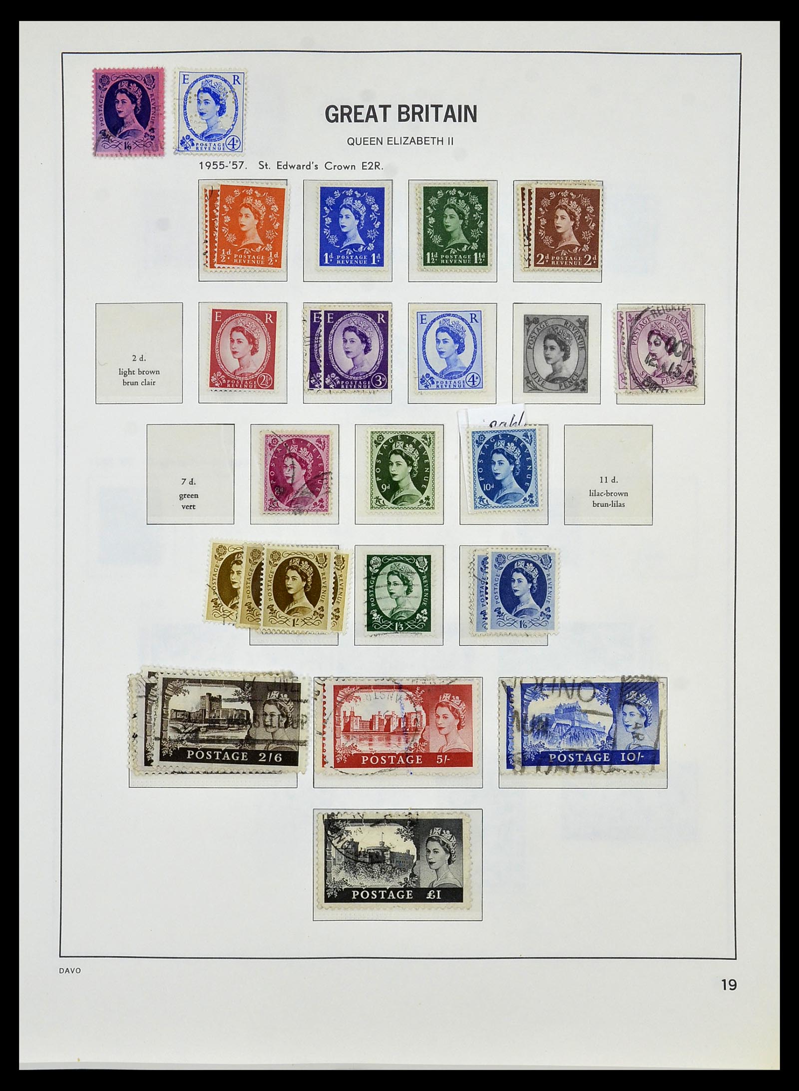 33999 020 - Postzegelverzameling 33999 Engeland 1841-2000.