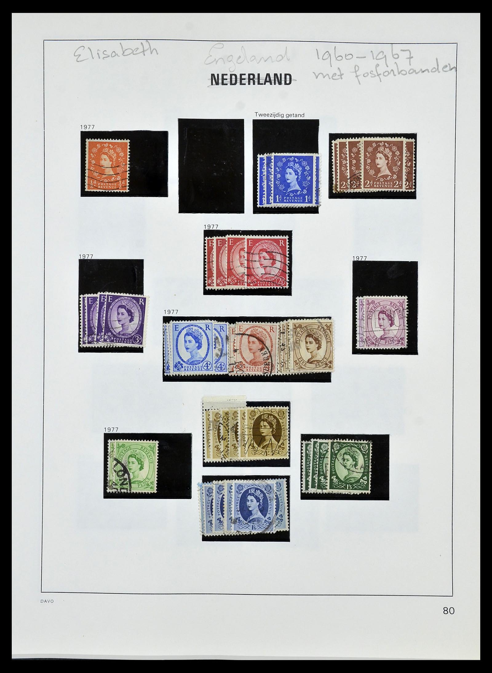 33999 023 - Postzegelverzameling 33999 Engeland 1841-2000.
